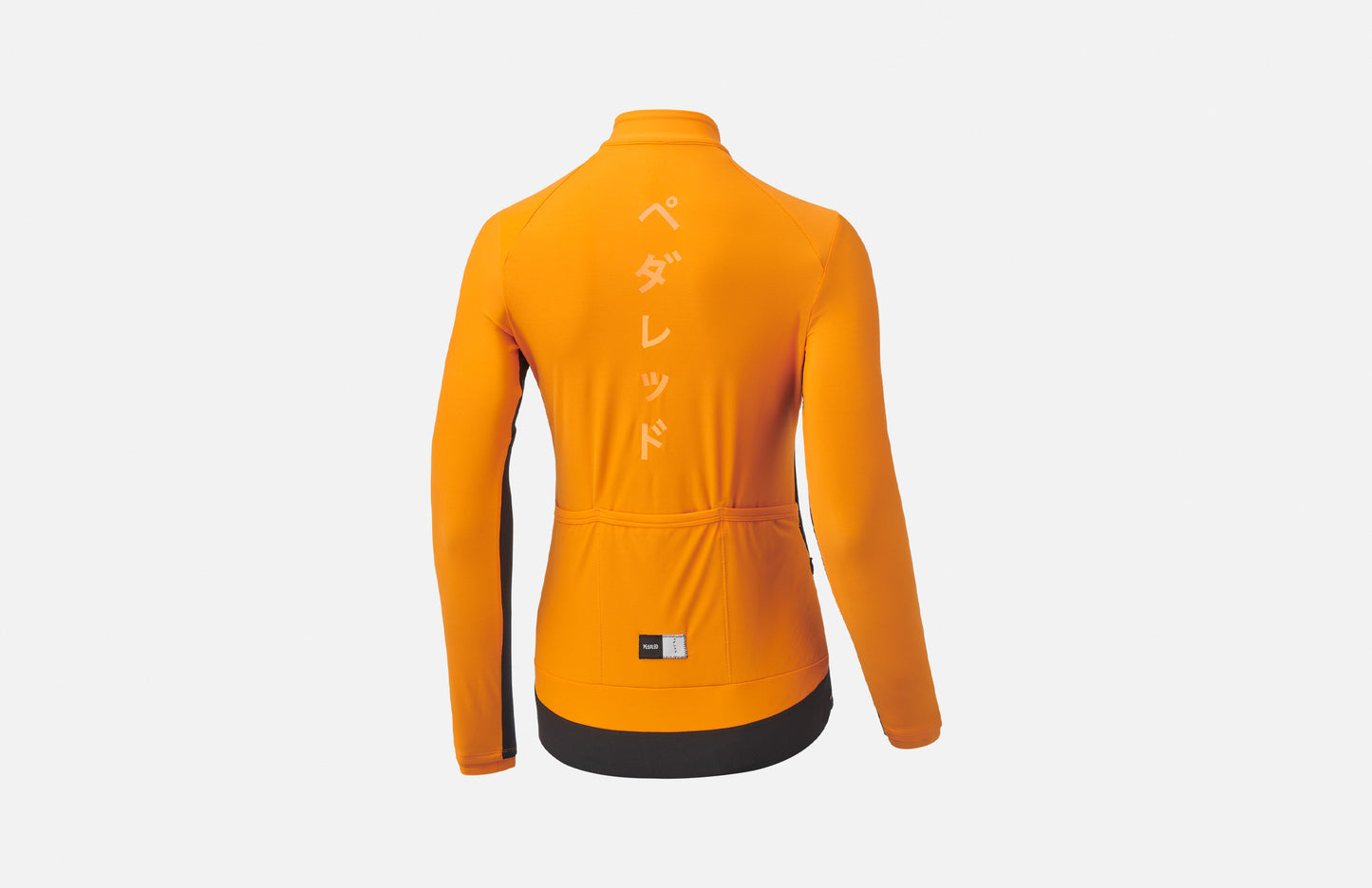 W2WJSMI31PE_12_women long sleeve jersey dark cheddar mirai back still life pedaled