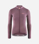 W4WJSEL10PE_1_women cycling long sleeve jersey purple element front pedaled