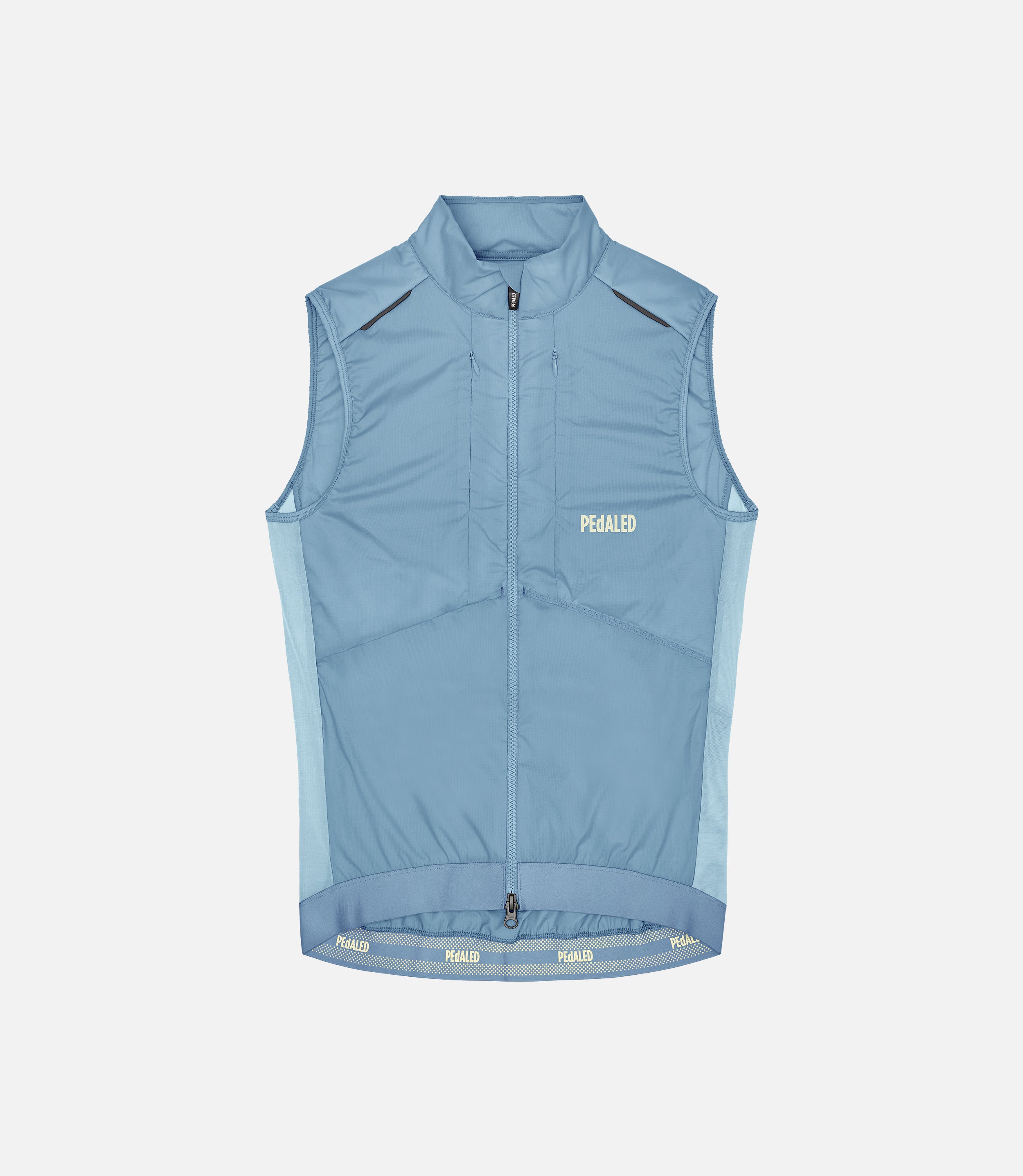 pedaled weste Odyssey Damen Insulated Vest Hellblau - Cycling - Women #Kleiderstander Schmal Farbe:Blue Black Glossy Skoggl Frost Love –