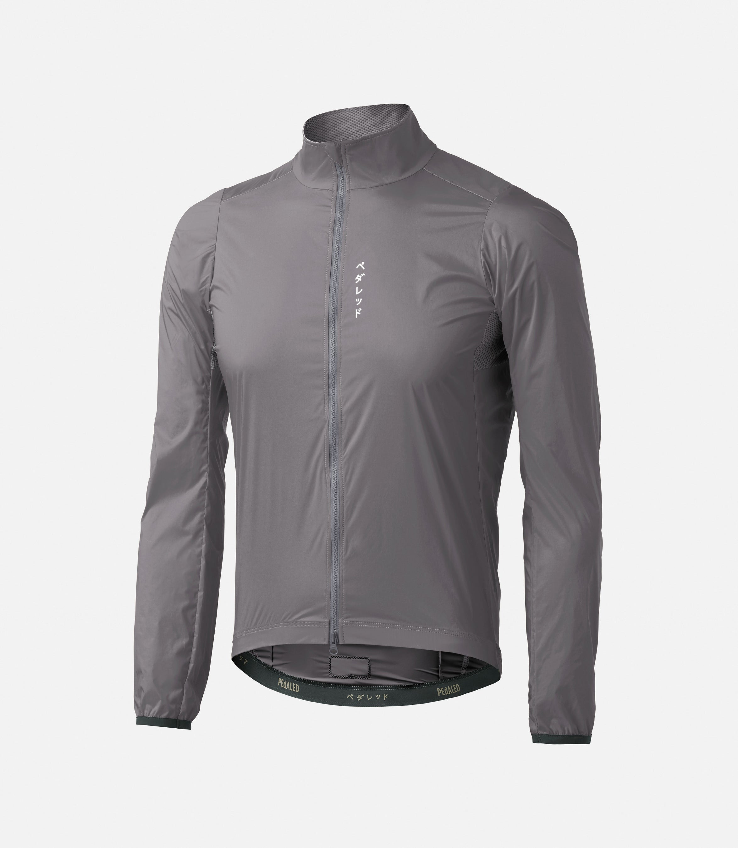 22SJKMI70PE_1_men cycling jacket windproof grey mirai front pedaled