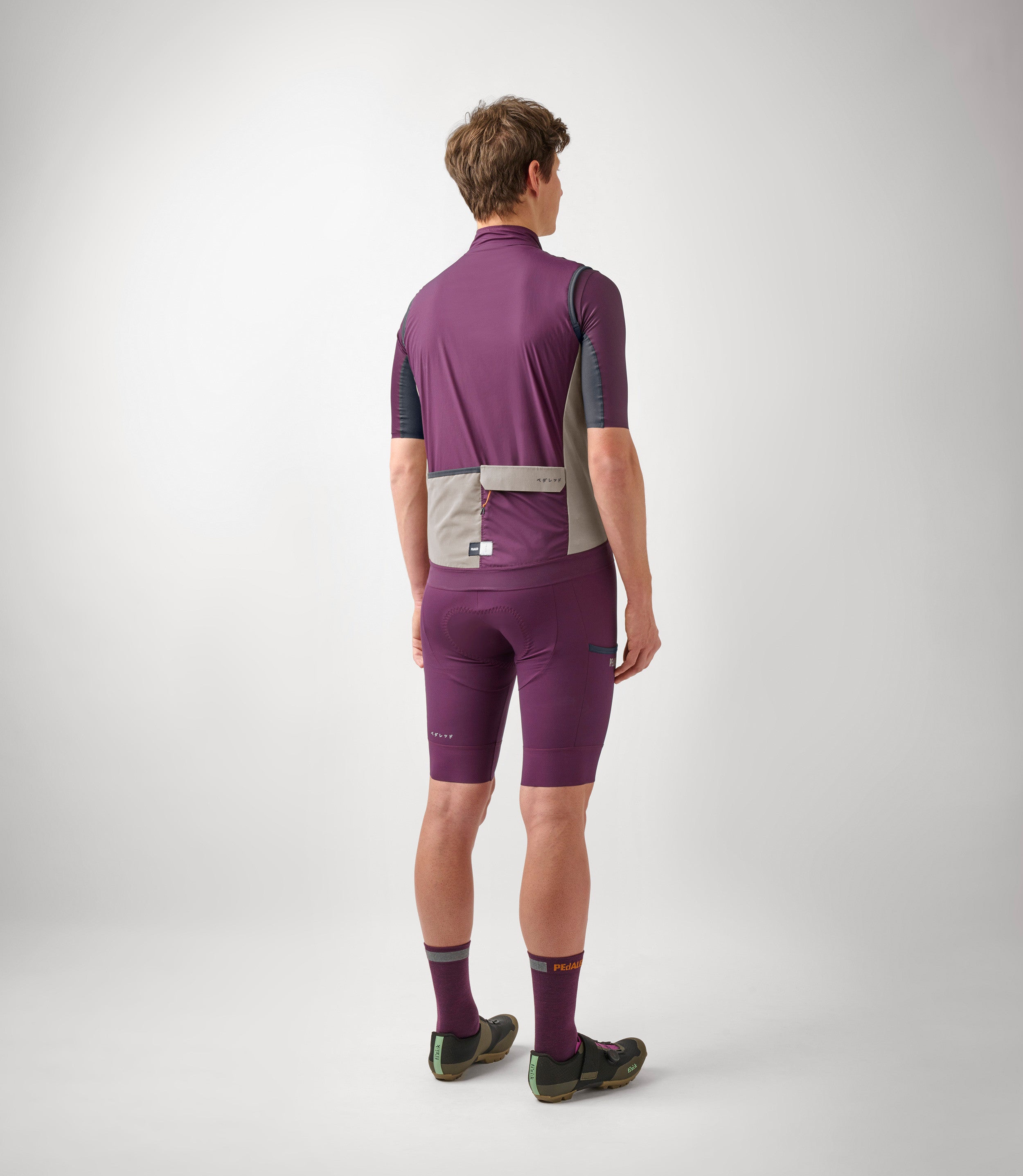 Men's Summer Cycling Vest Alpha - Purple | PEdALED