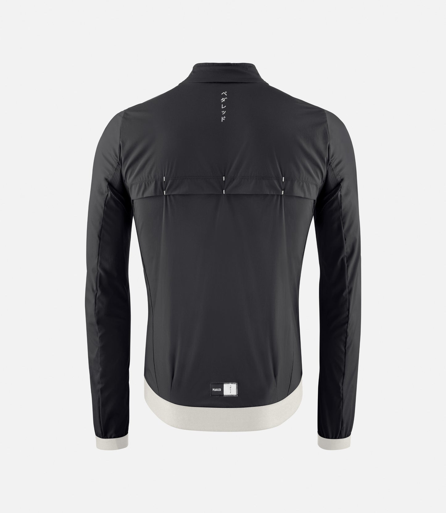 pedaled Windproof Bike Cycling Jacket Black for Men