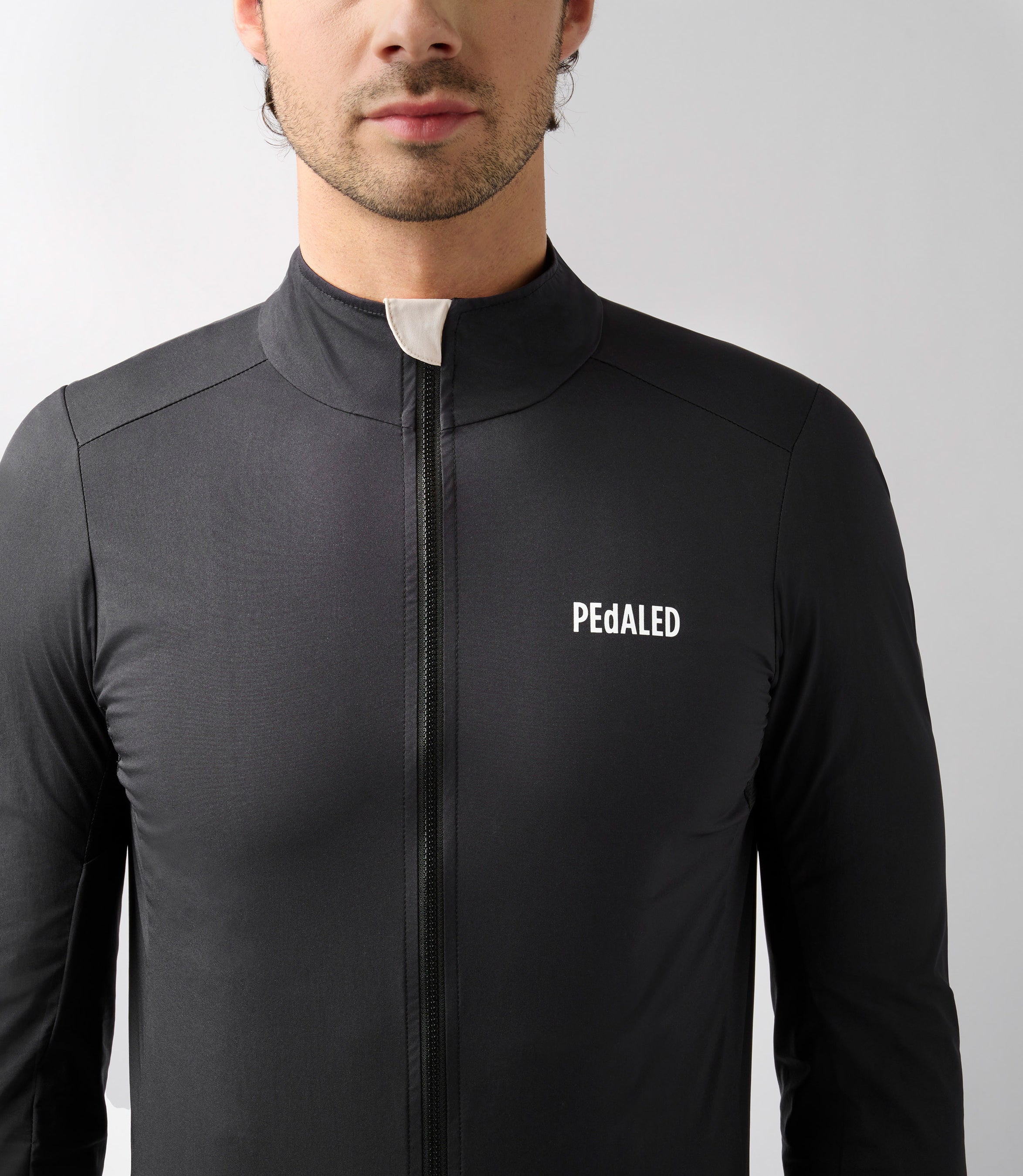 Windproof Bike Cycling Jacket Black for Men PEdALED