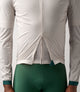 23SJKES0GPE_6_men cycling windproof jacket white double zip essential pedaled