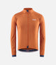 23SJKES0HPE_1_men cycling jacket windproof orange essential front pedaled
