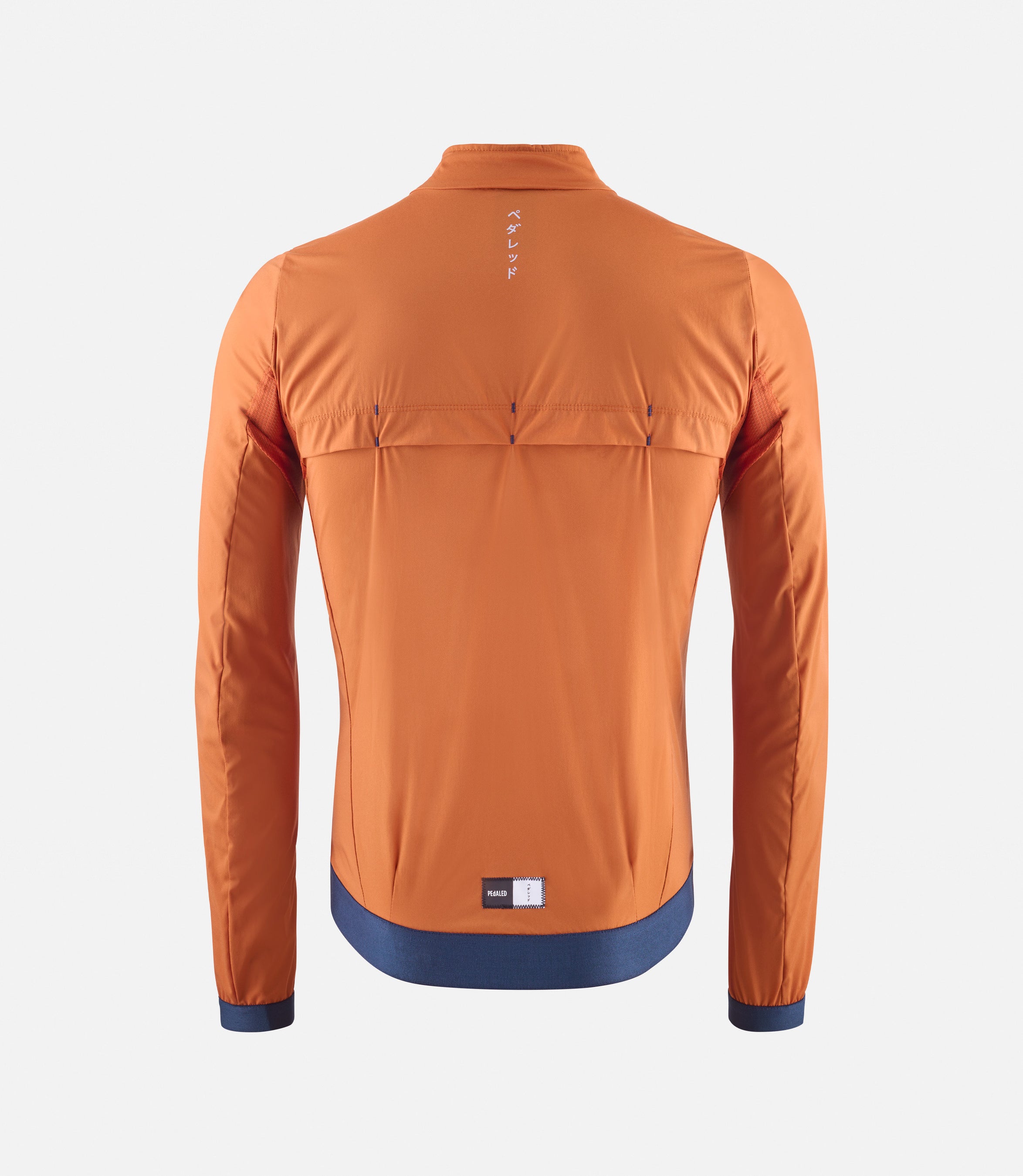 Windproof Bike Cycling Jacket Orange for Men PEdALED
