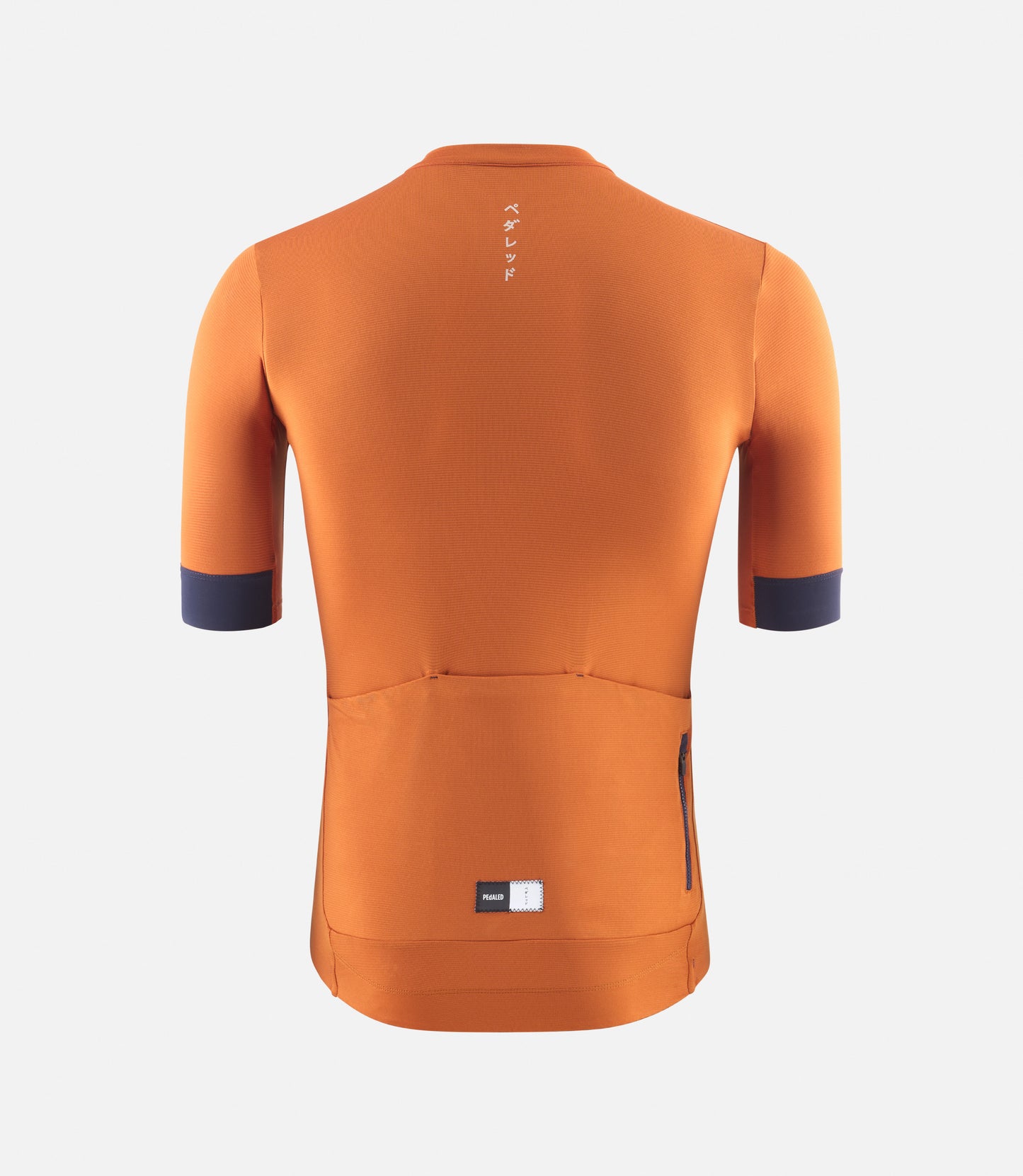 23SJSES0HPE_2_men cycling jersey orange essential back pedaled
