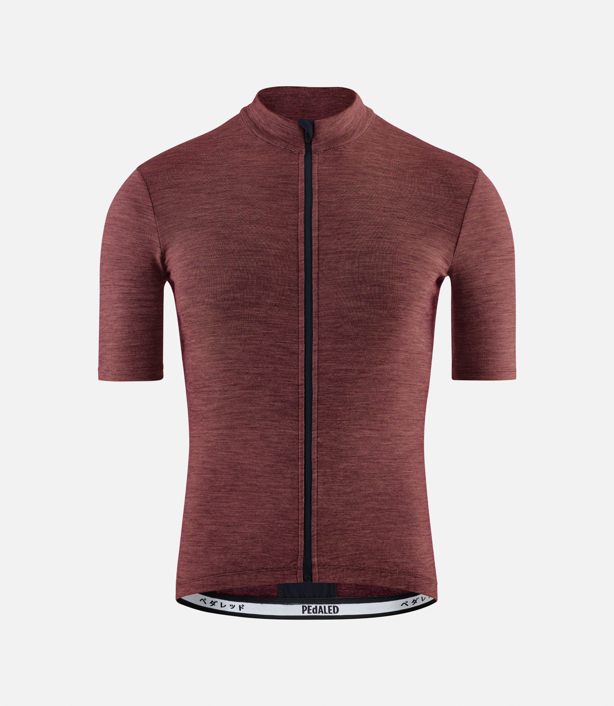 23SJSKA0BPE_1_men merino jersey madder brown kaido front pedaled