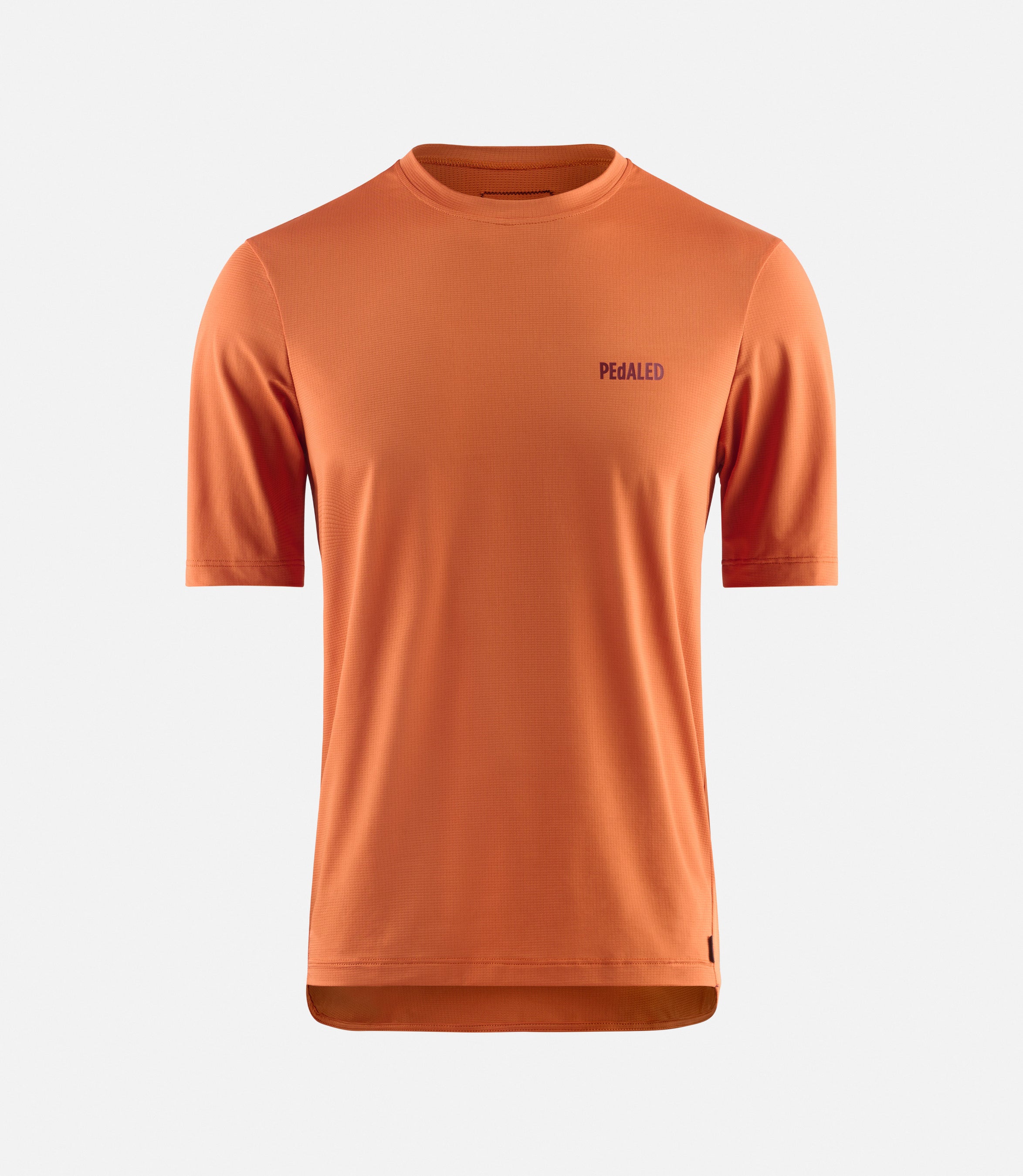 t shirt gravel bike Men's Gravel Merino Cycling T-Shirt - Orange