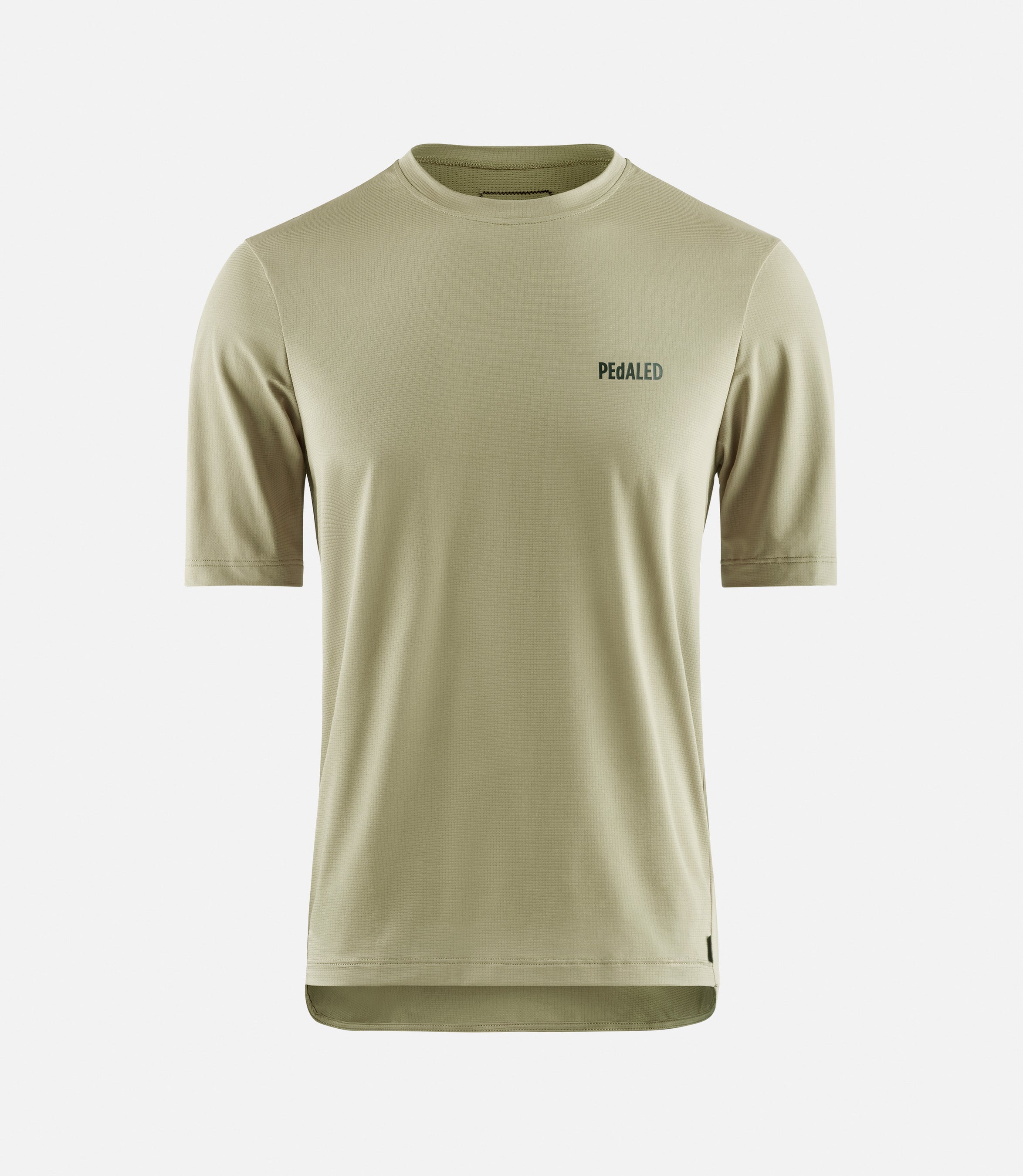 Men's Gravel Merino Cycling T-Shirt Green PEdALED