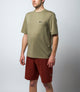 23STSJA69PE_8_tech tee gravel cycling green jary side view shorts pedaled