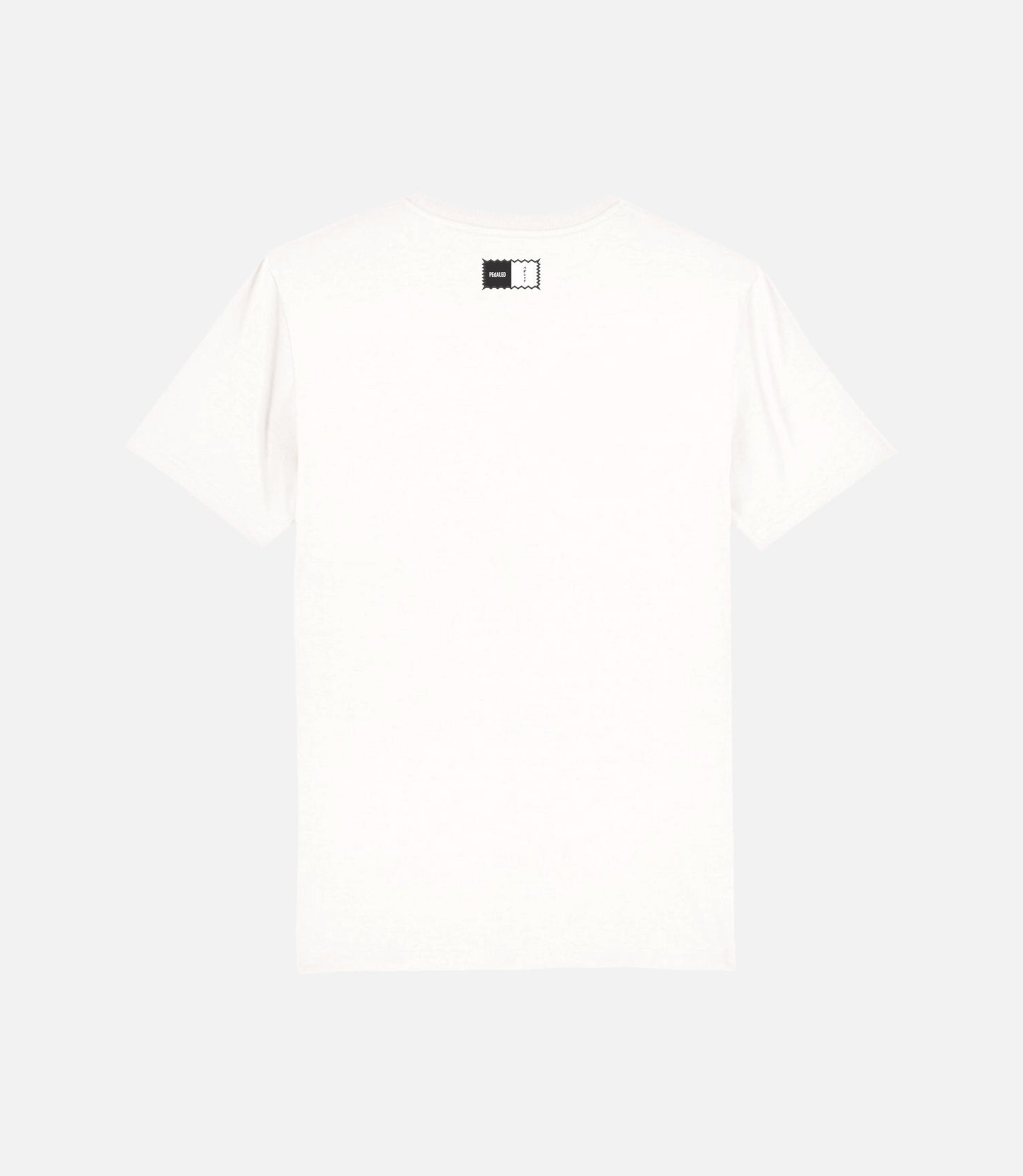 23STSLO01PE_2_cotton tshirt white logo back pedaled