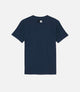 23STSLO05PE_2_cotton tshirt navy logo back pedaled