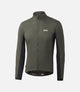 23WAJEE20PE_1_men cycling insulated jacket grey polartec essential front pedaled