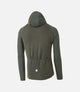 23WHJJA20PE_2_men cycling merino hooded jersey green jary back pedaled