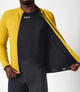 23WJKEW41PE_8_men cycling jacket thermo yellow essential front open pedaled