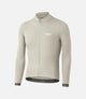 23WJSEE0EPE_1_men cycling long sleeve jersey grey essential front pedaled