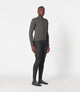 23WMJEM20PE_3_men cycling jersey merino long sleeve grey essential total body front pedaled