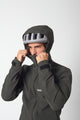 23WSJOD20PE_6_men cycling waterproof shell jacket grey odyssey hood detail pedaled