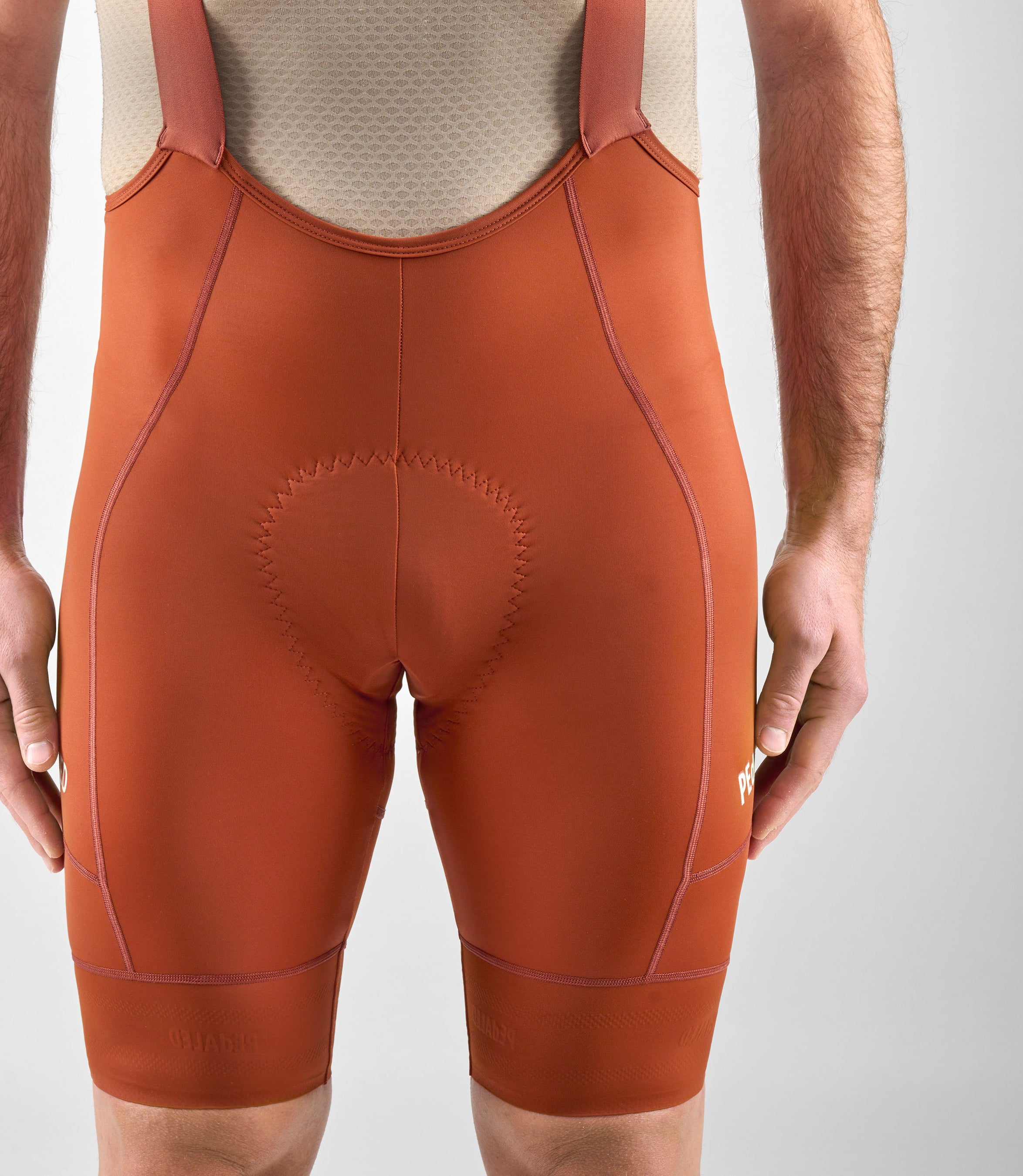 fahrradbekleidung orange Summer Training Cycling Bib Shorts Orange for Men