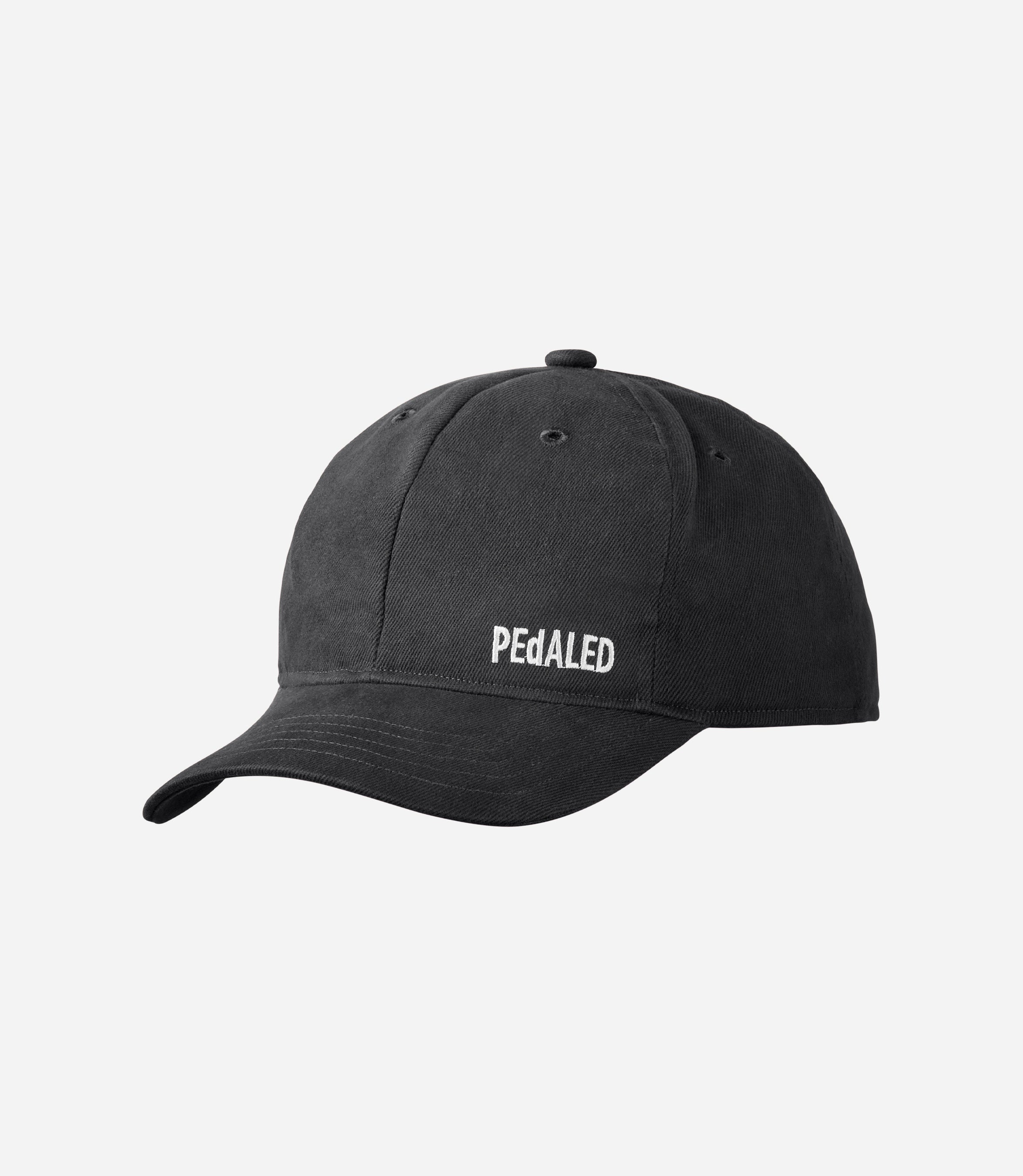 24SCALO45PE_2_cotton cap grey logo front pedaled