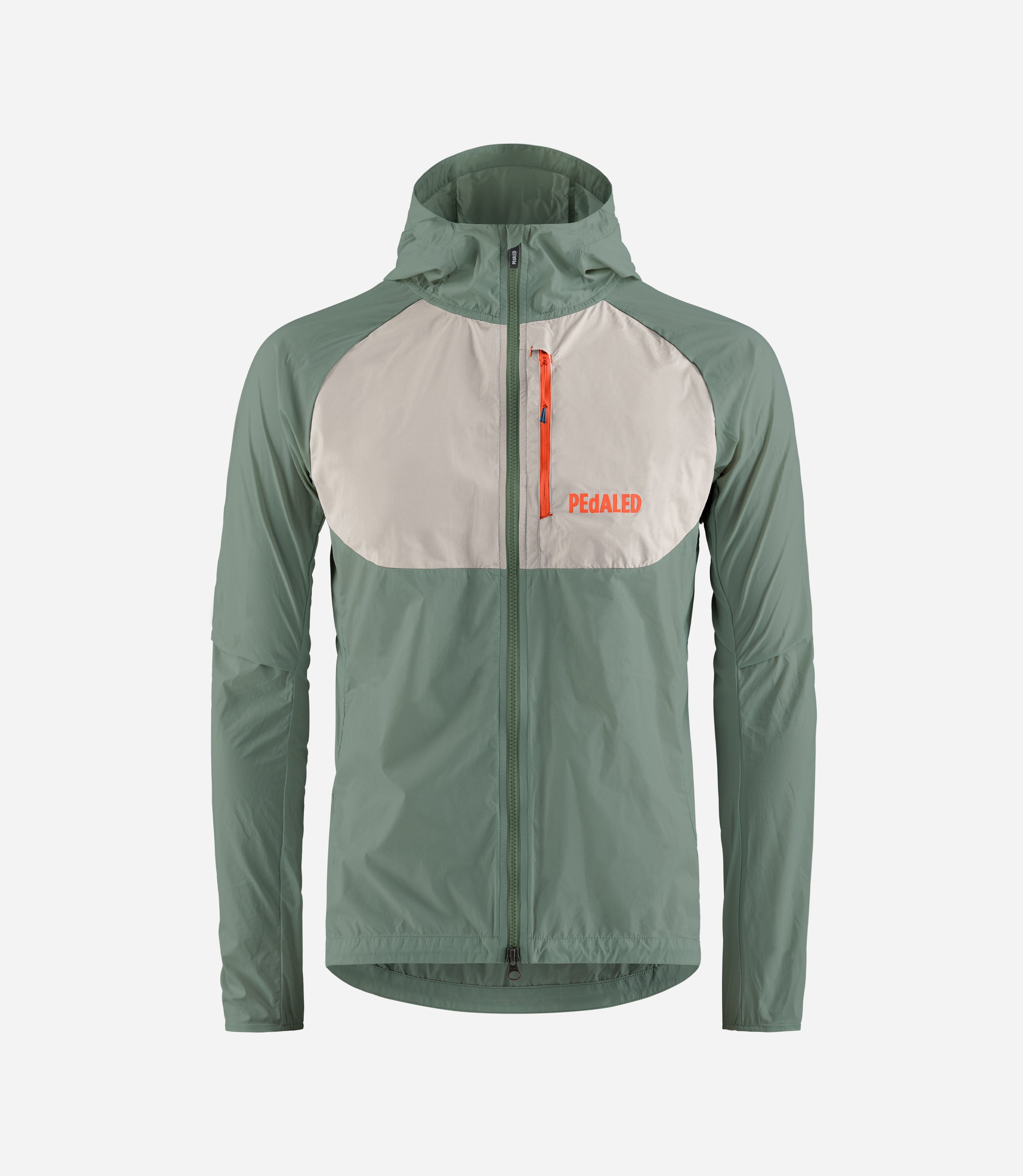 Men’s MTB Cycling Hooded Jacket - Green | PEdALED