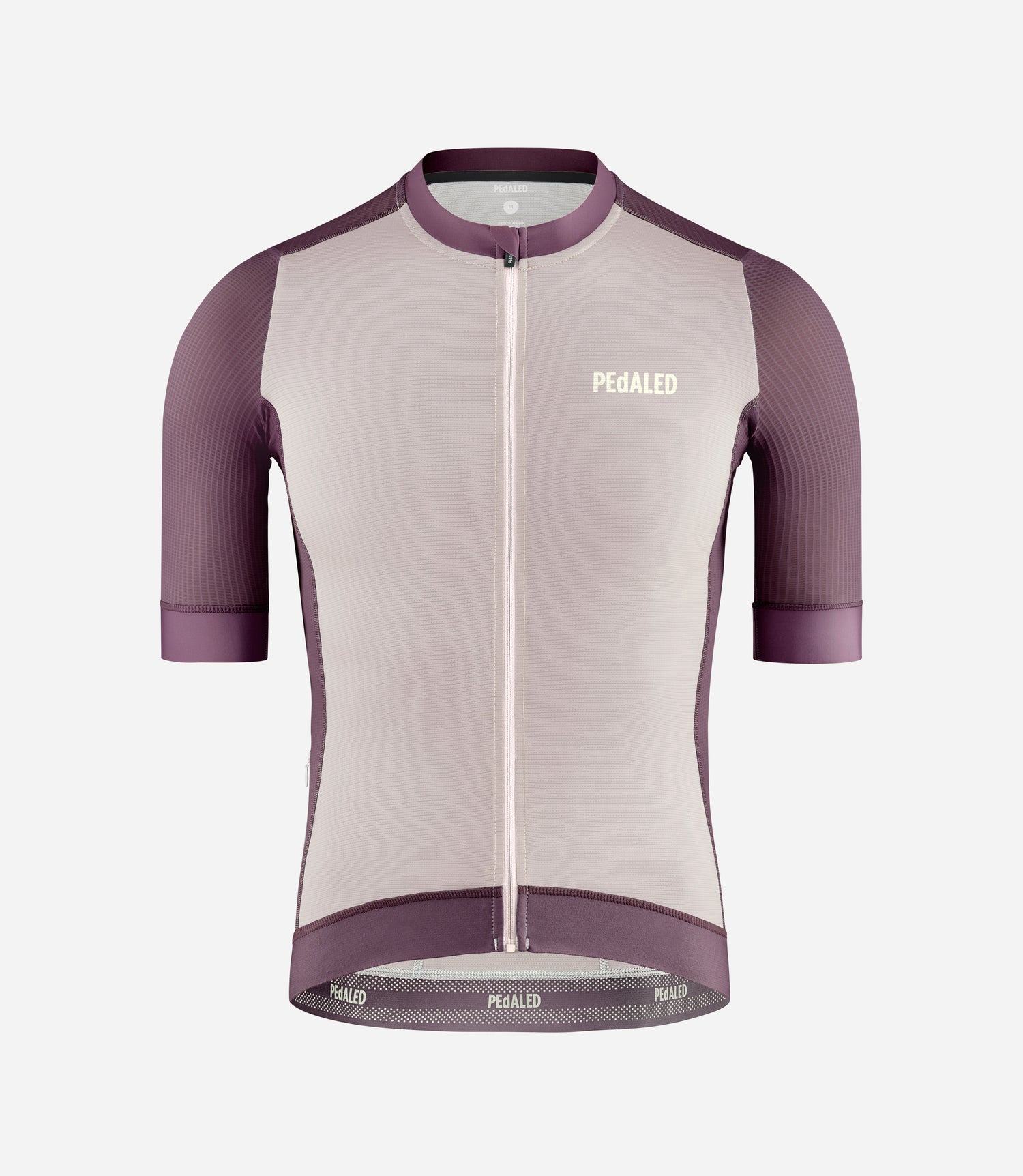 24SJSEL26PE_1_men cycling jersey burgundy element front pedaled