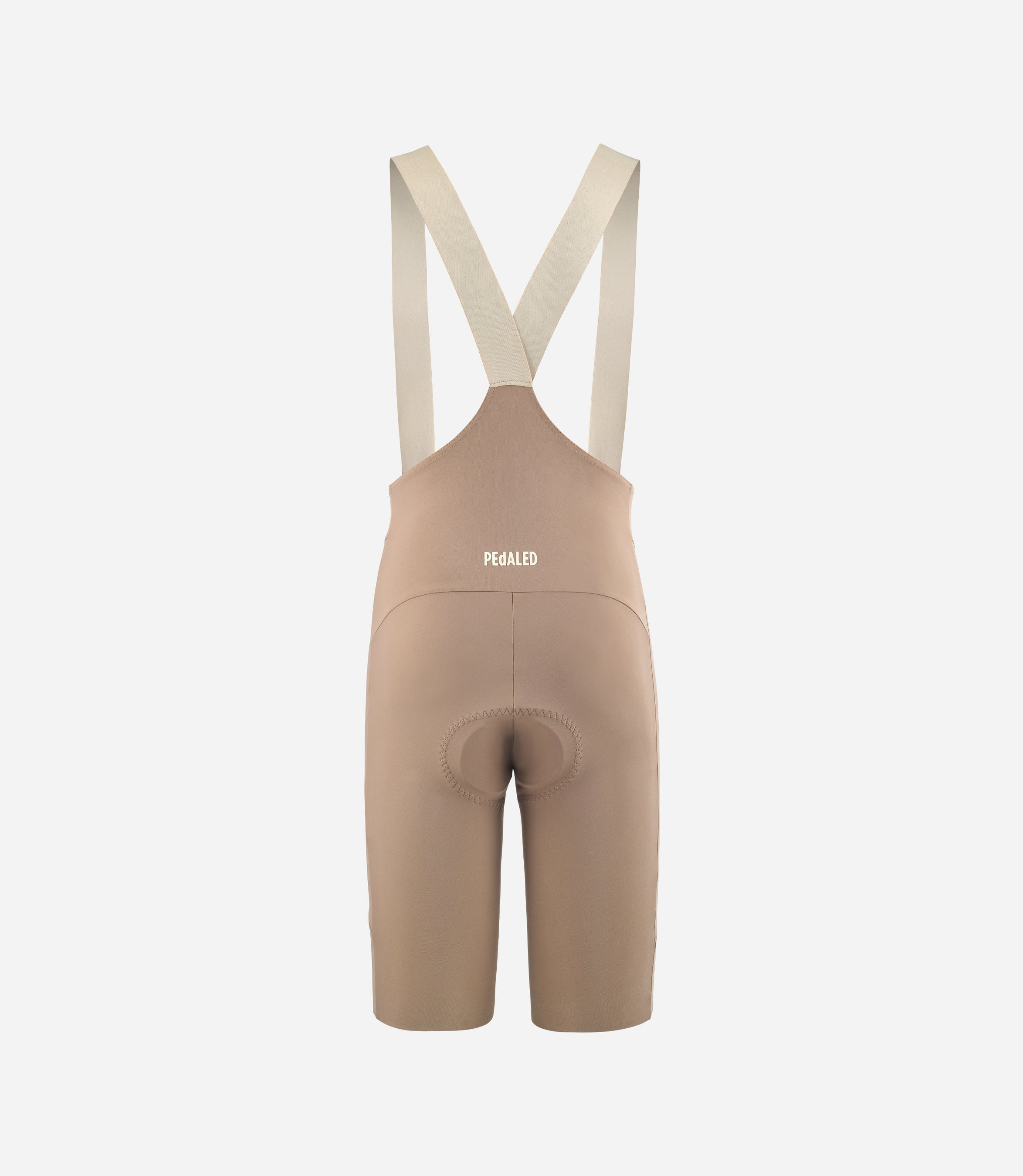 Summer Road Cycling Bib Shorts Brown for Men PEdALED