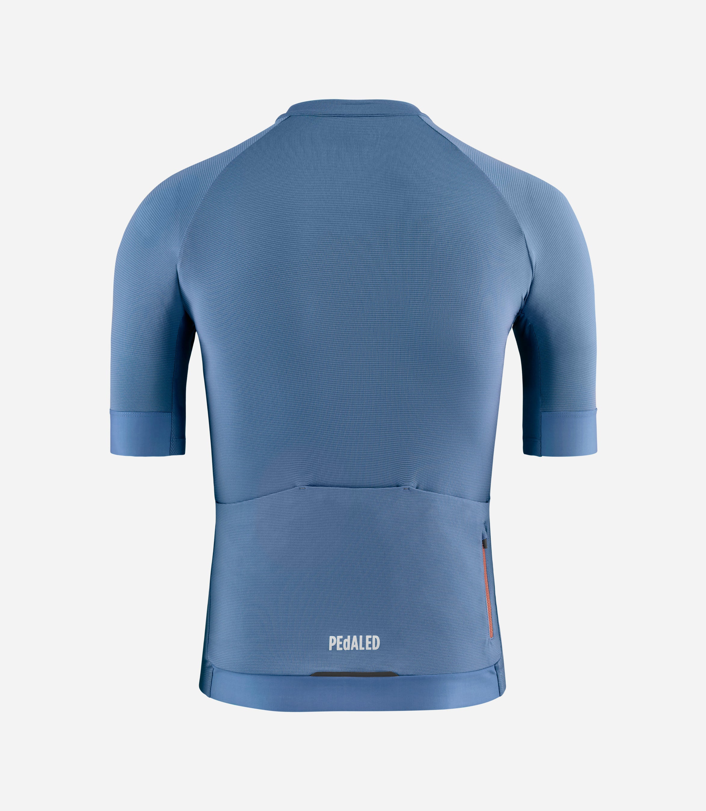 Short Sleeve Road Cycling Jersey Navy for Men PEdALED