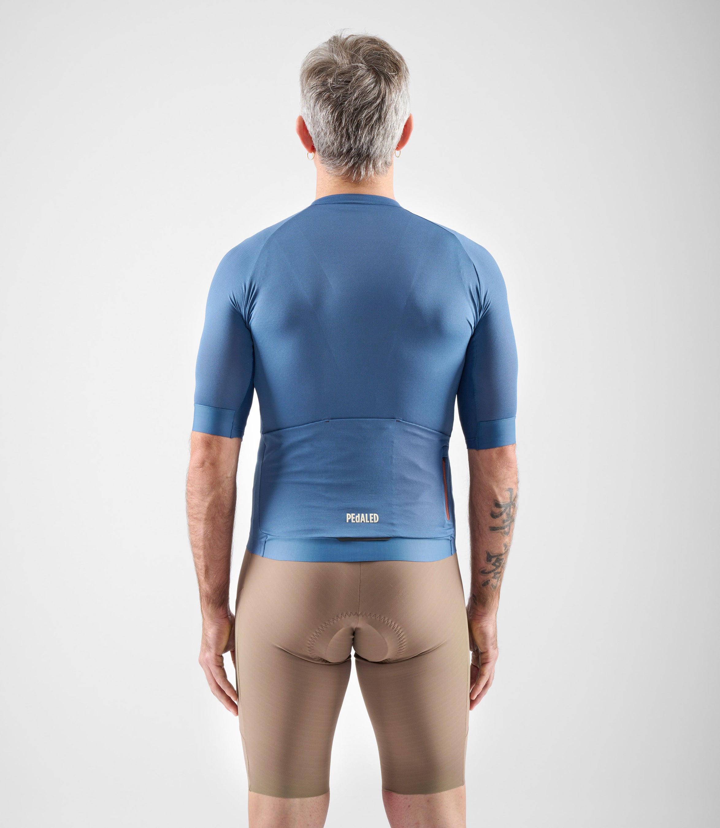 pedaled trikot Kurzarm Rennrad Cycling Trikot Marineblau für Herren