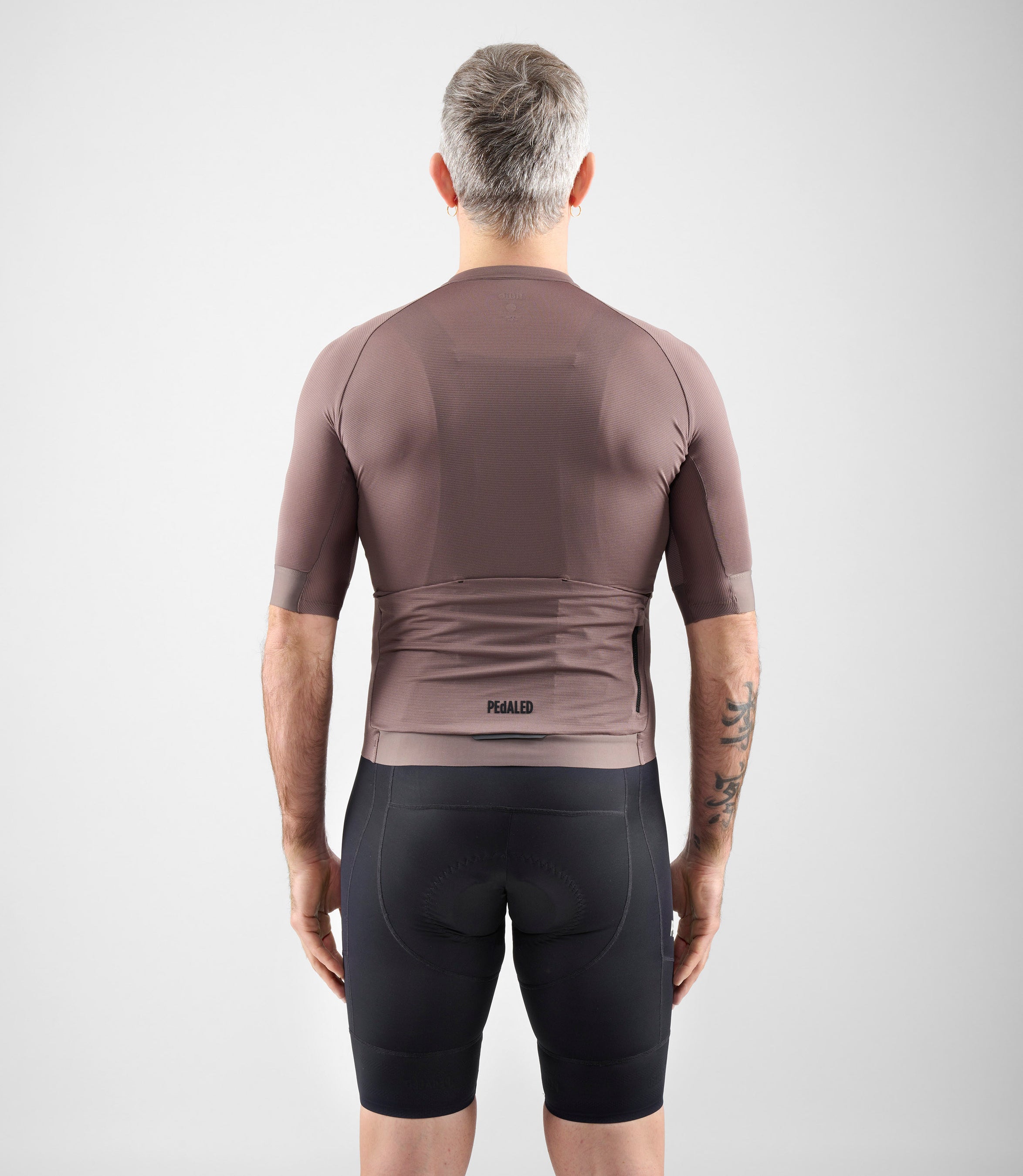 rennrad body Kurzarm-Rennrad-Radtrikot Lila für Herren
