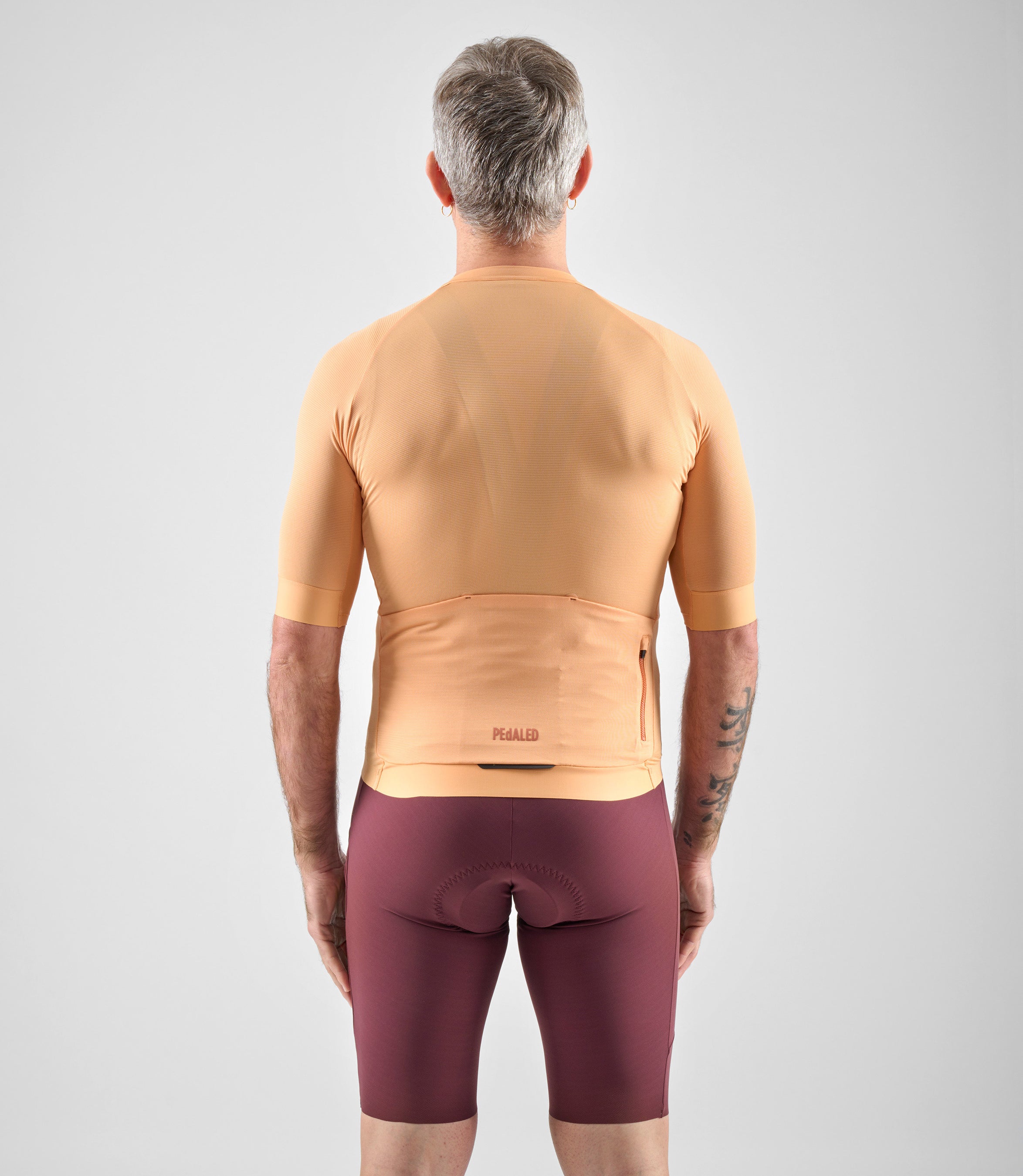 Kurzarm Rennrad Cycling Jersey Orange für Herren