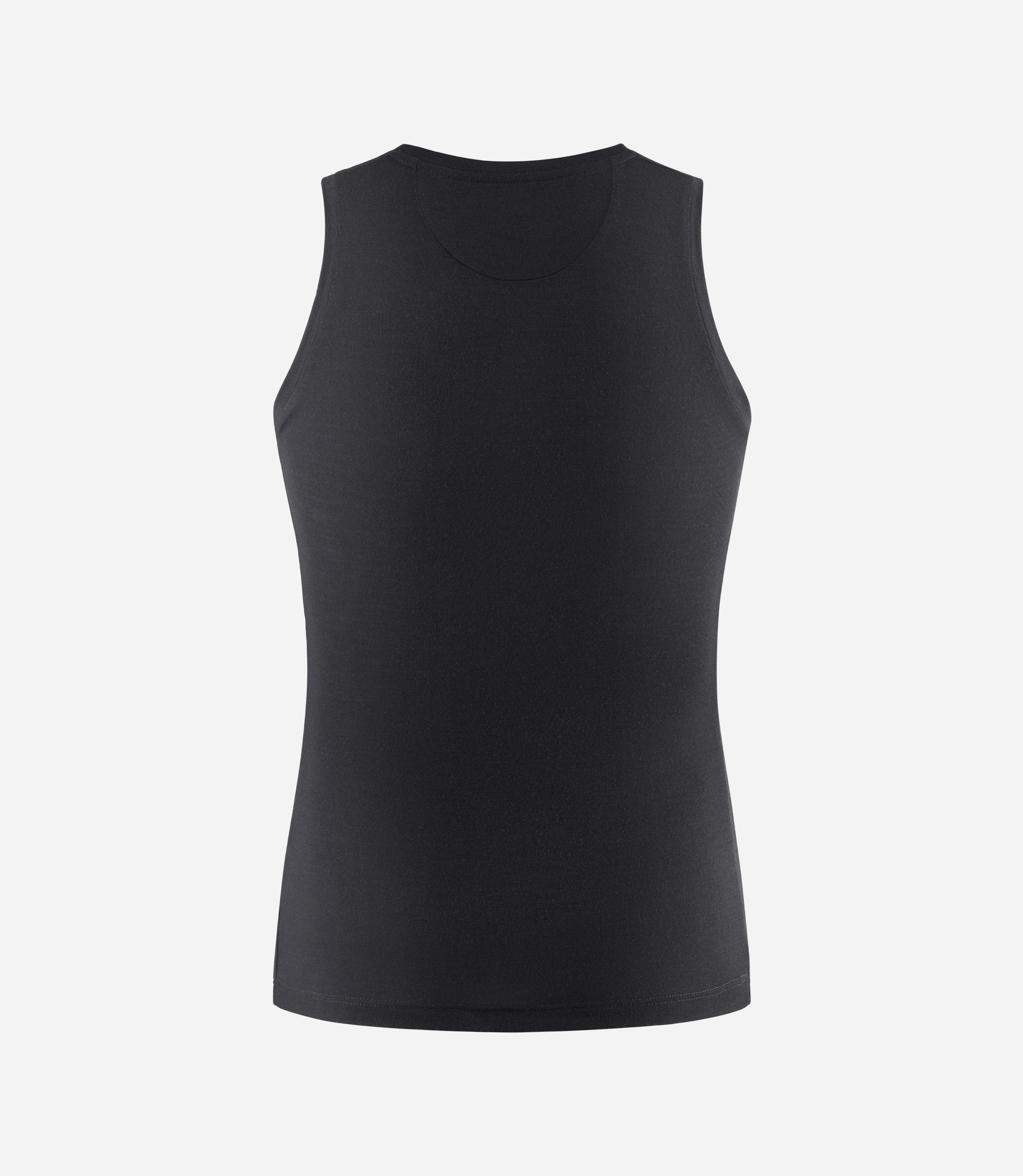 merino baselayer rennrad Herren Merino Rennrad-Funktionsunterwäsche Ärmellos – Schwarz