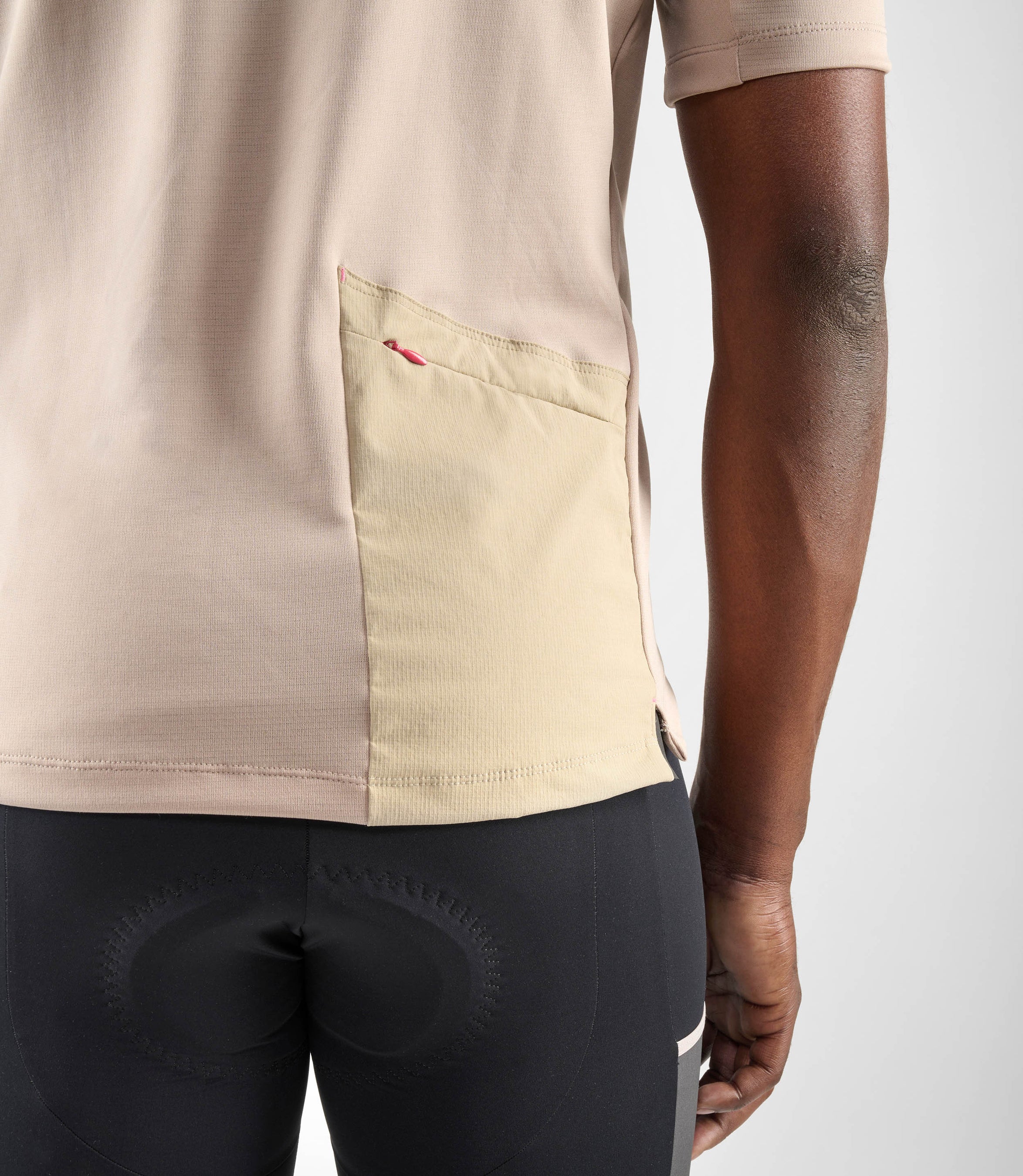 pedaled merino PEdALED Odyssey Merino Tee Beige