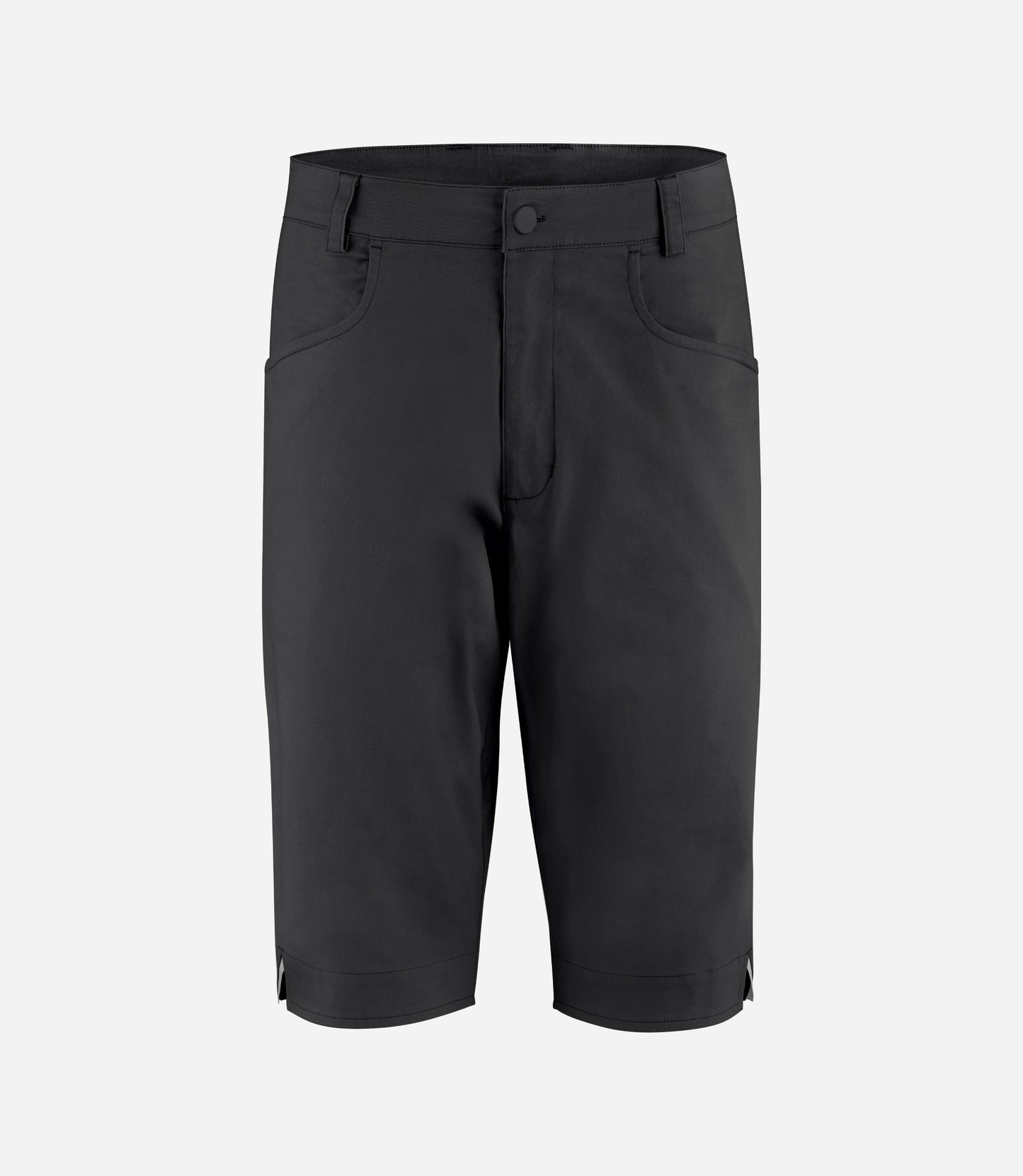 24SSHLI00PE_1_men urban shorts black lifewear front pedaled