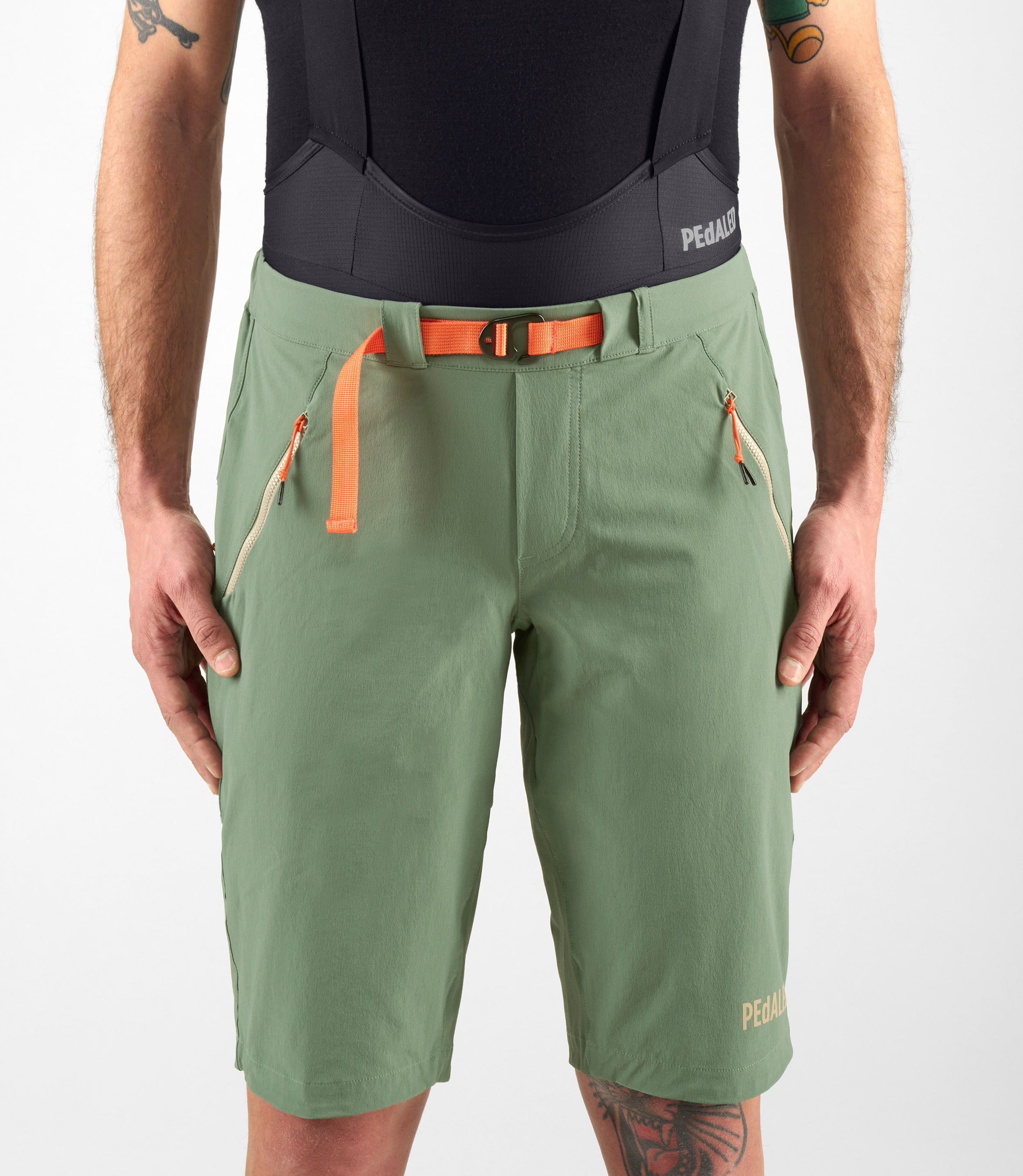 Summer MTB Cycling Shorts Green for Men PEdALED