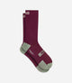 24SSSEL26PE_1_cycling socks burgundy element front pedaled