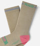 24SSSOD04PE_2_cycling socks reflective beige odyssey detail pedaled