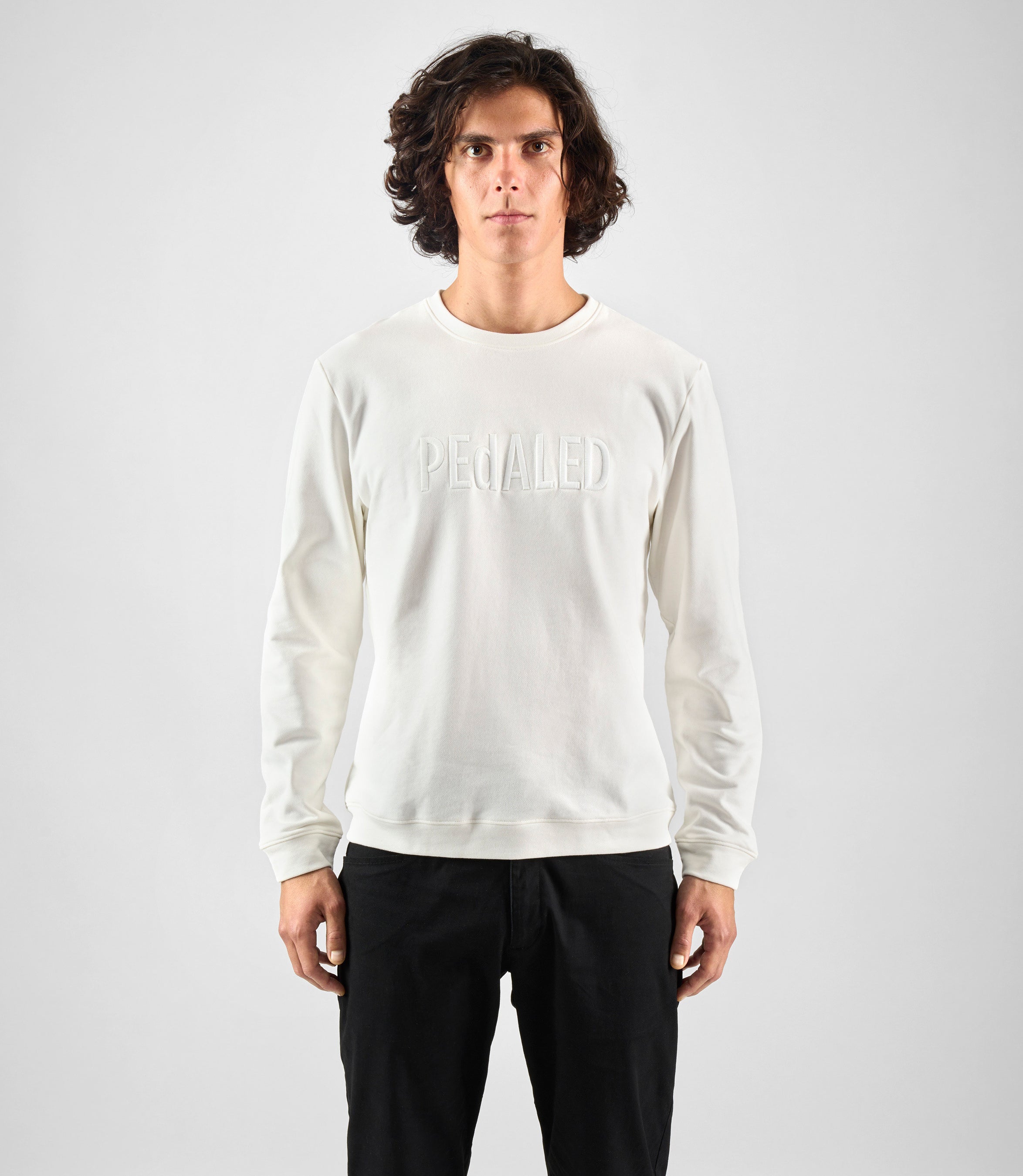 24SSWLO0GPE_3_cotton sweatshirt off white logo total body front pedaled