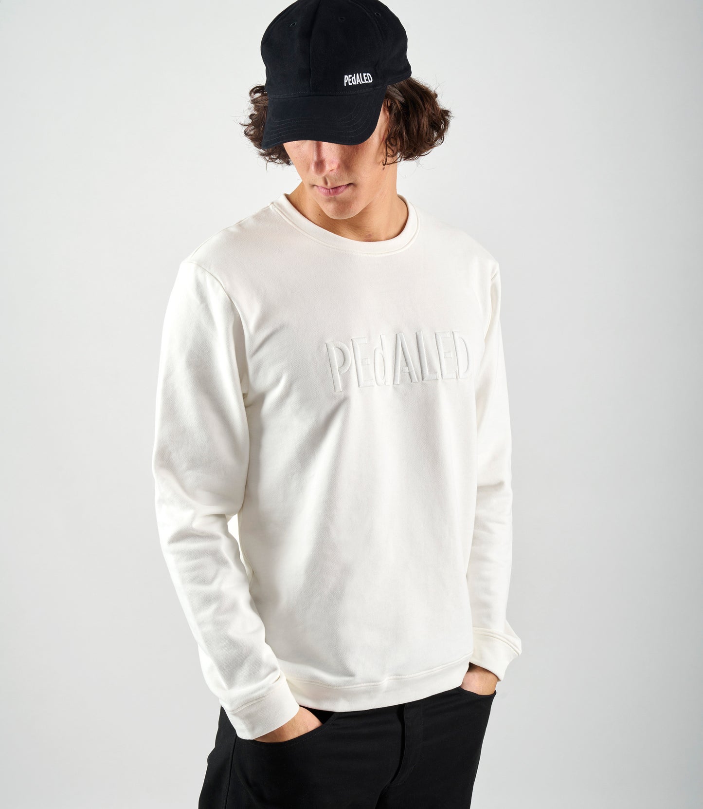 24SSWLO0GPE_7_cotton sweatshirt off white logo side cap pedaled