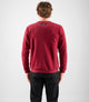 24SSWLO26PE_4_cotton sweatshirt burgundy logo total body back pedaled