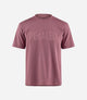 24STSLO26PE_1_cotton tshirt burgundy logo front pedaled