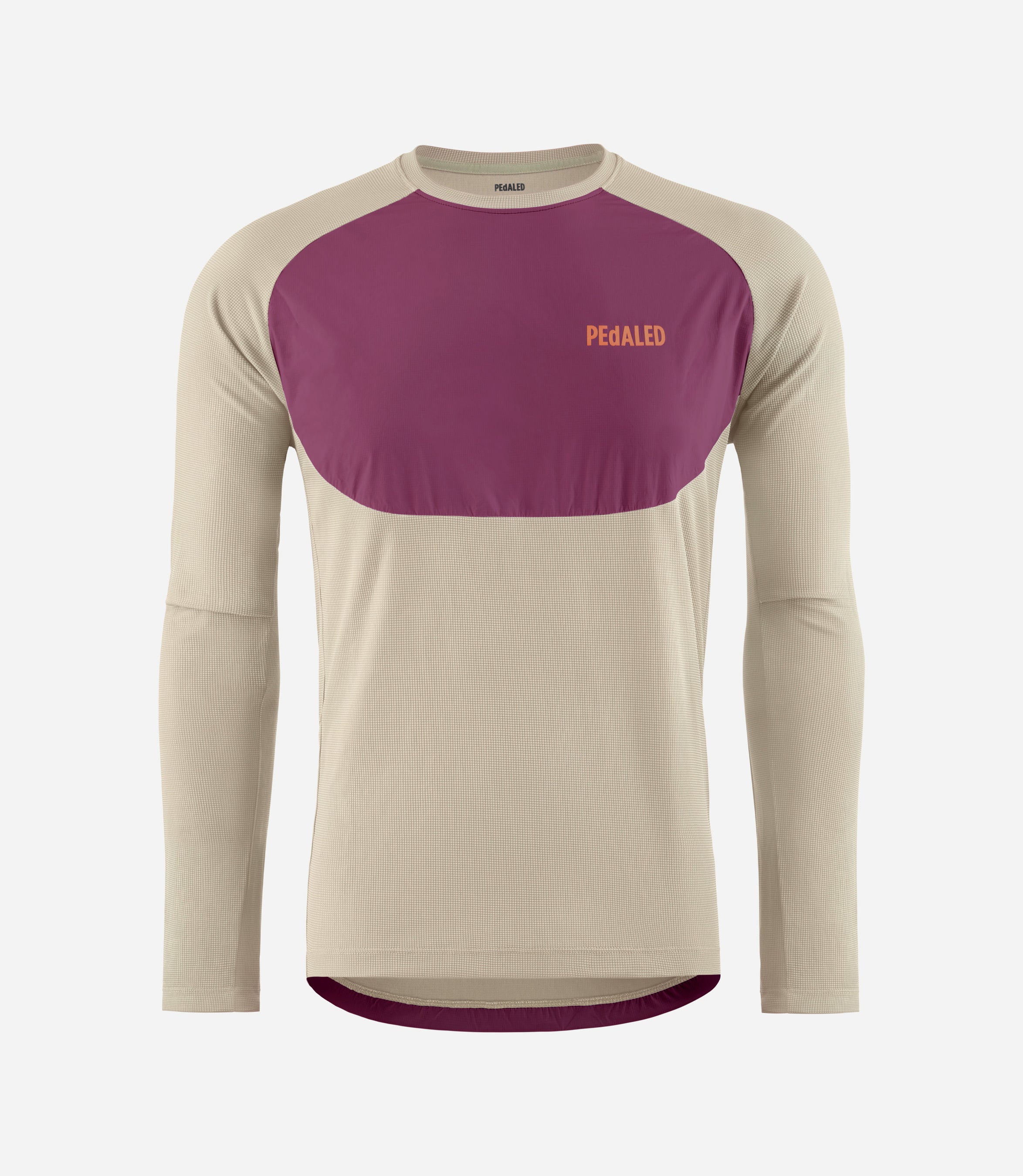 mountainbike longsleeve PEdALED Yama Trail Power Dry Long Sleeve Tee Beige