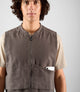 24SVELI00PE_13_urban vest black lifewear front closed phone pedaled