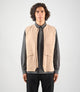 24SVELI04PE_8_urban vest beige lifewear front open pedaled