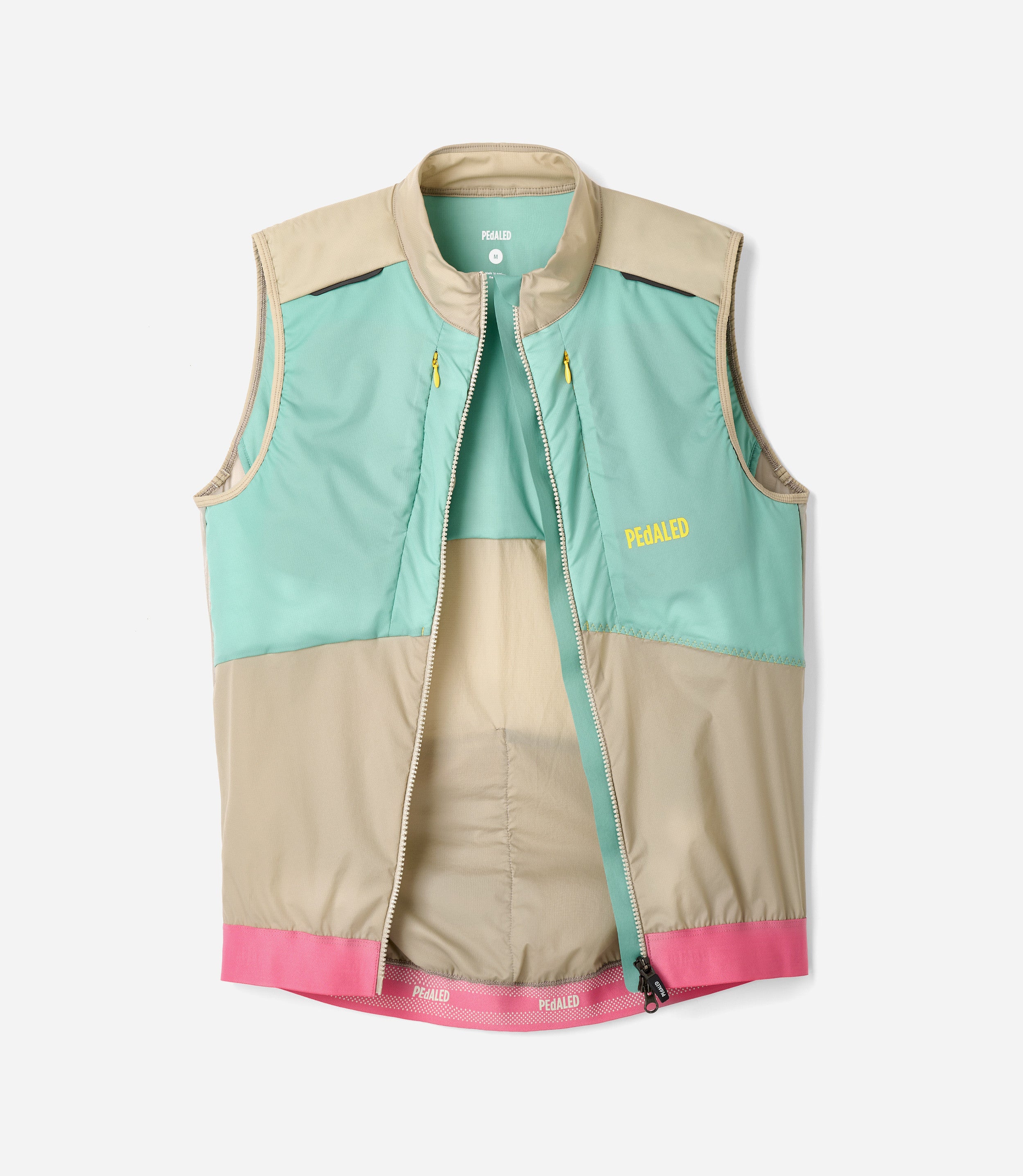 Summer Cycling Vest Alpha Green for Men | PEdALED
