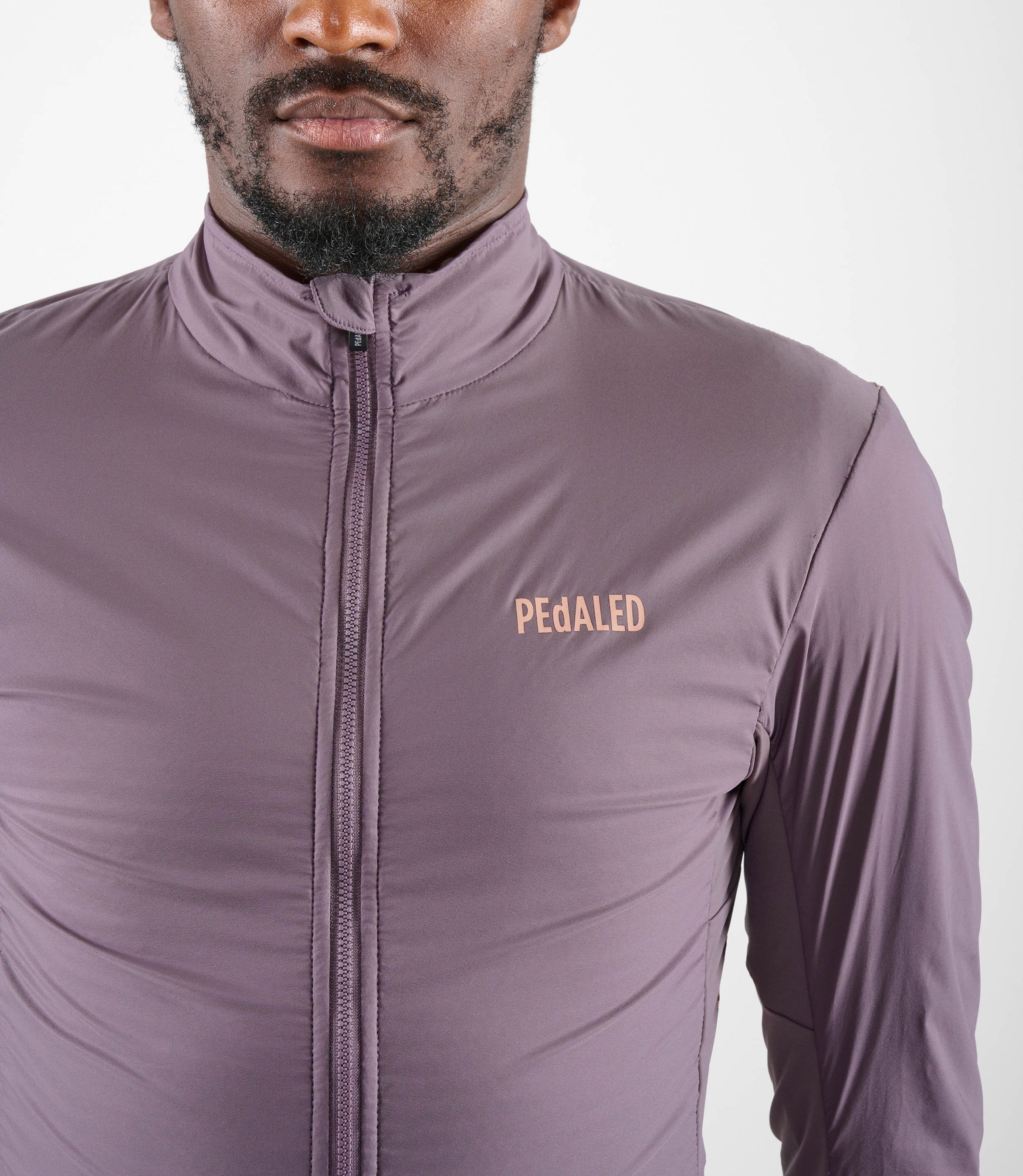Insulated Bike Cycling Jacket Purple for Men
