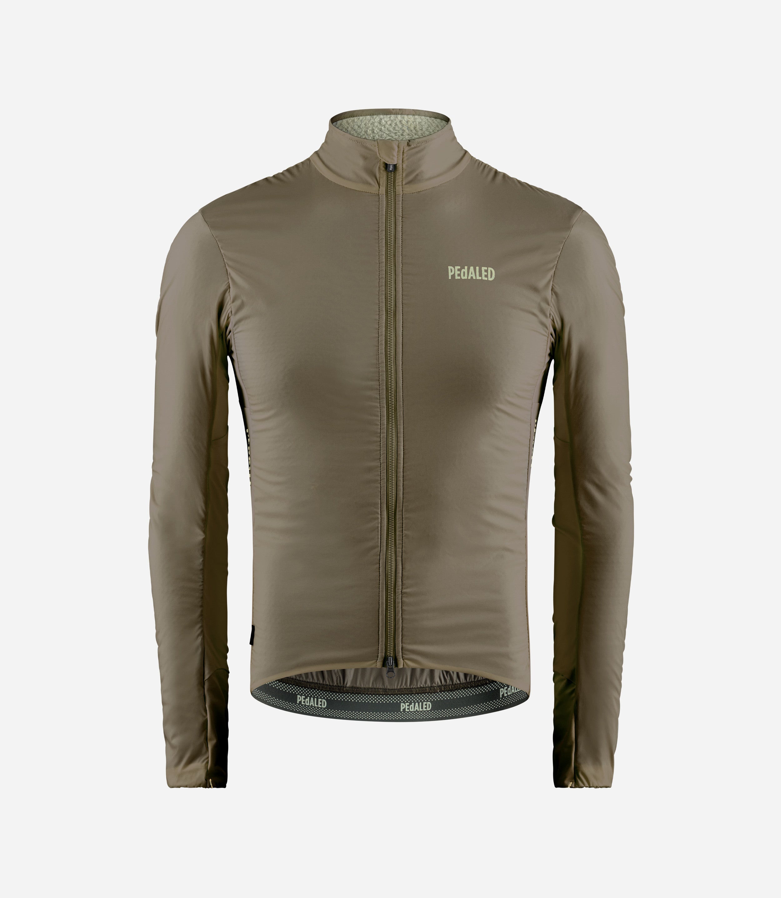 Insulated Bike Cycling Jacket Green for Men | PEdALED