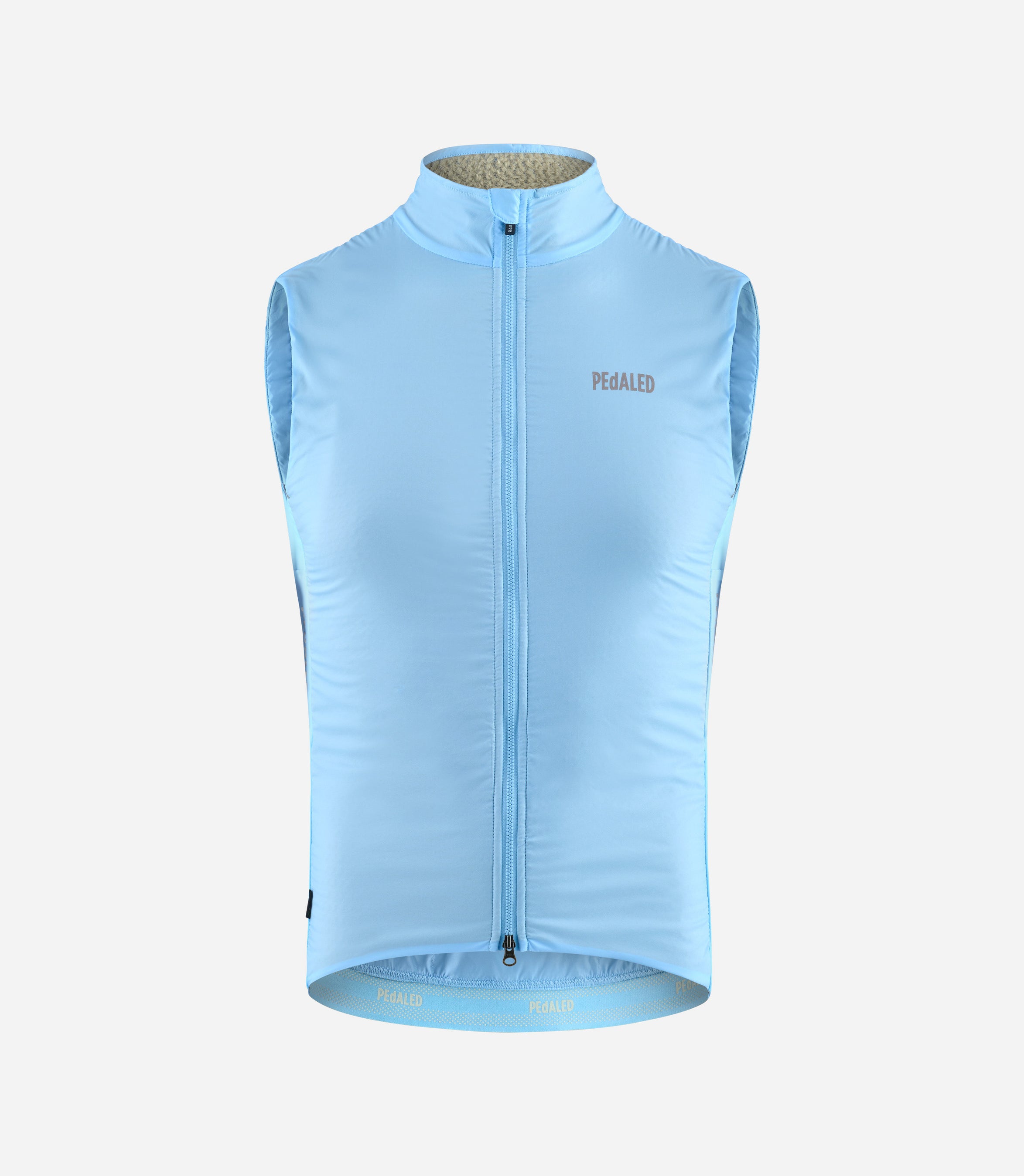 24WAVEL08PE_1_men cycling insulated vest light blue polartec element front pedaled