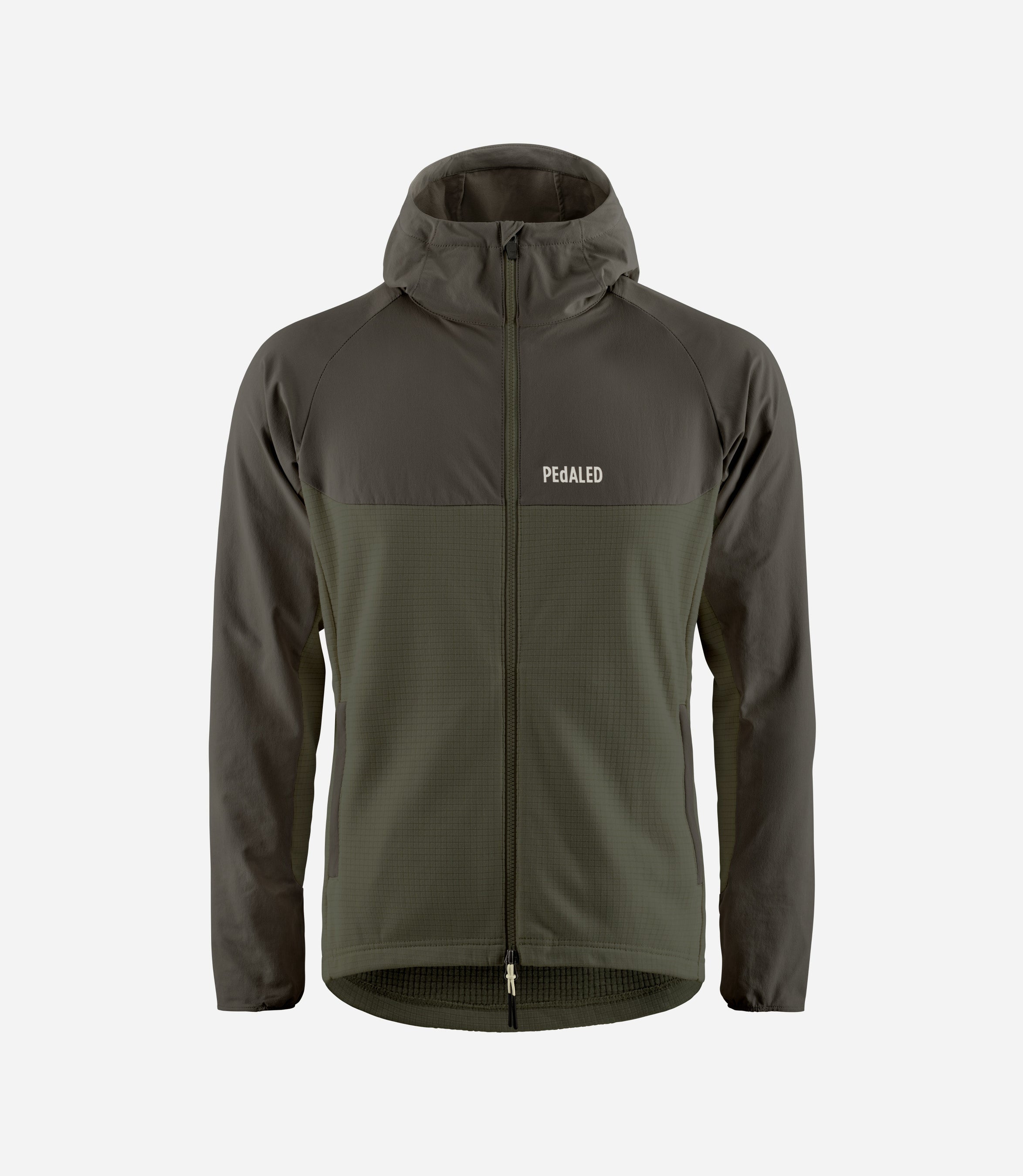 gravel bike jacke herren Herren Gravel Merino Cycling Kapuzenjersey Dunkelgrau